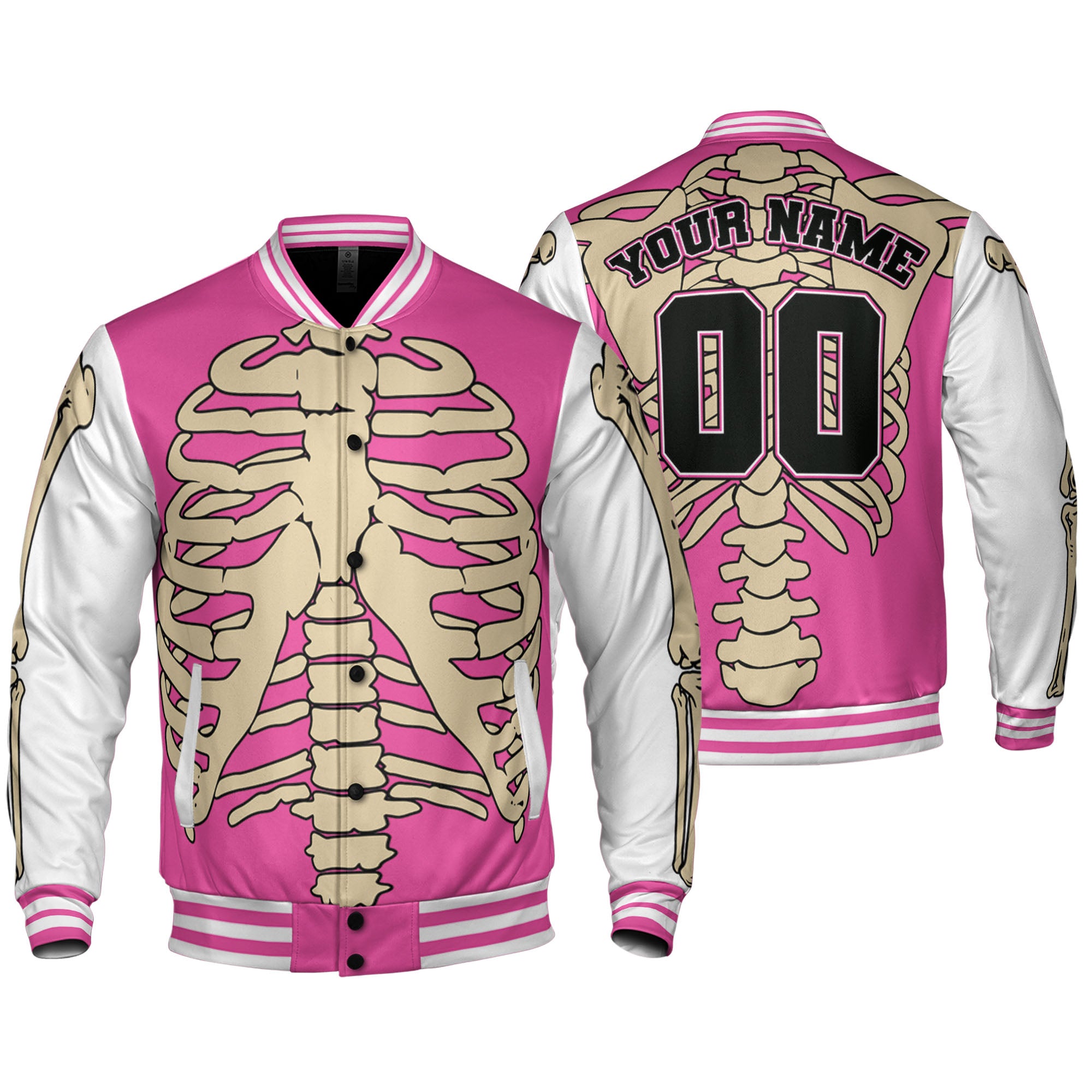 personalize-skull-skeleton-awesome-varsity-pink-nda06-7879