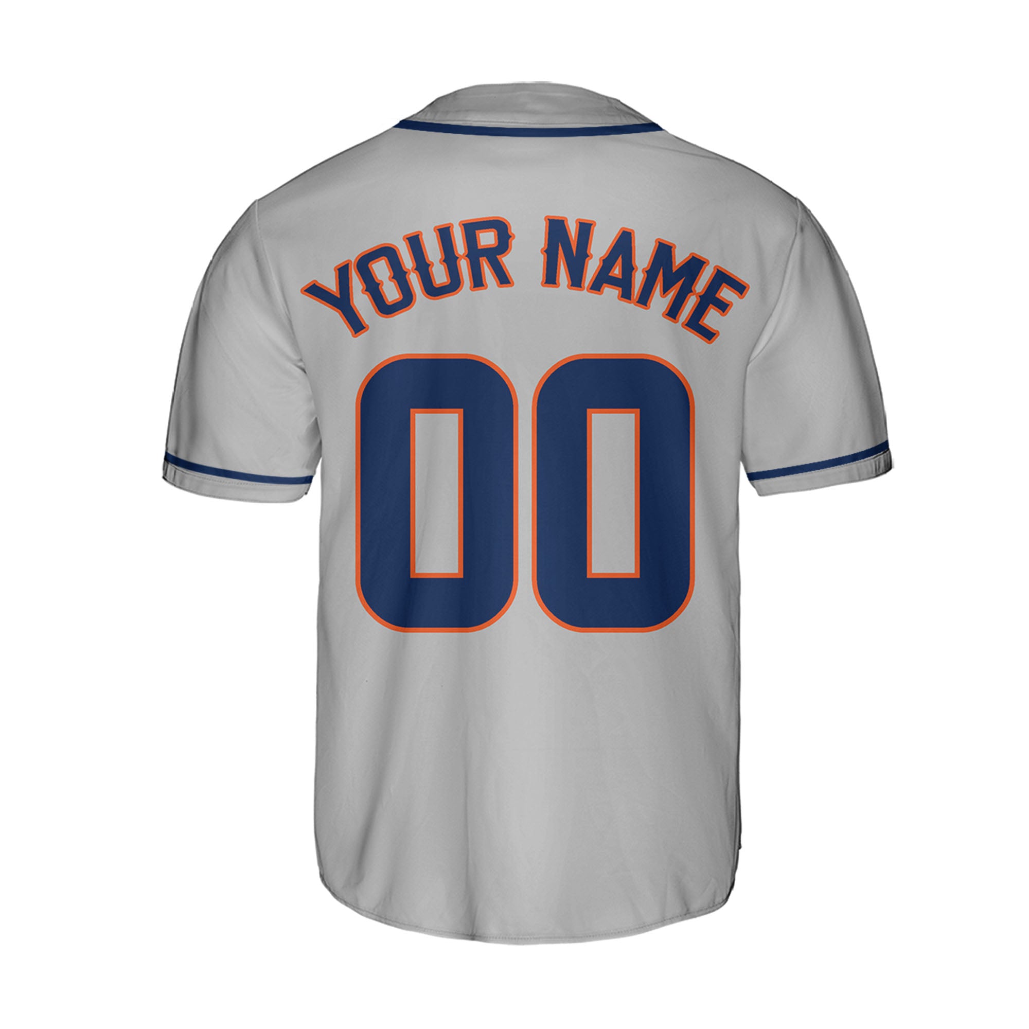 Personalize-Team-Name-And-Number-Cool-Baseball-Sport-Grey-Navy