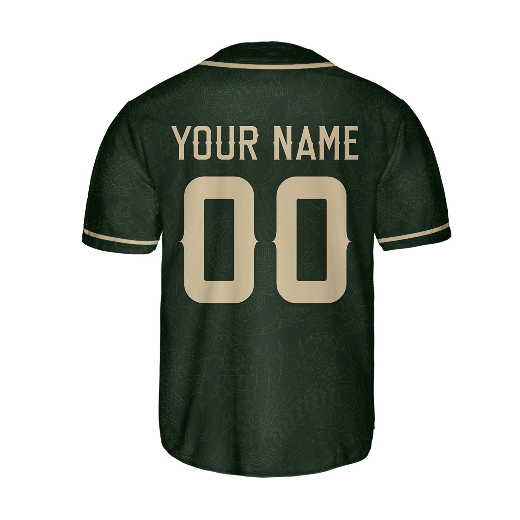 Personalize-Team-Name-And-Number-Dragon-Tribal-Green