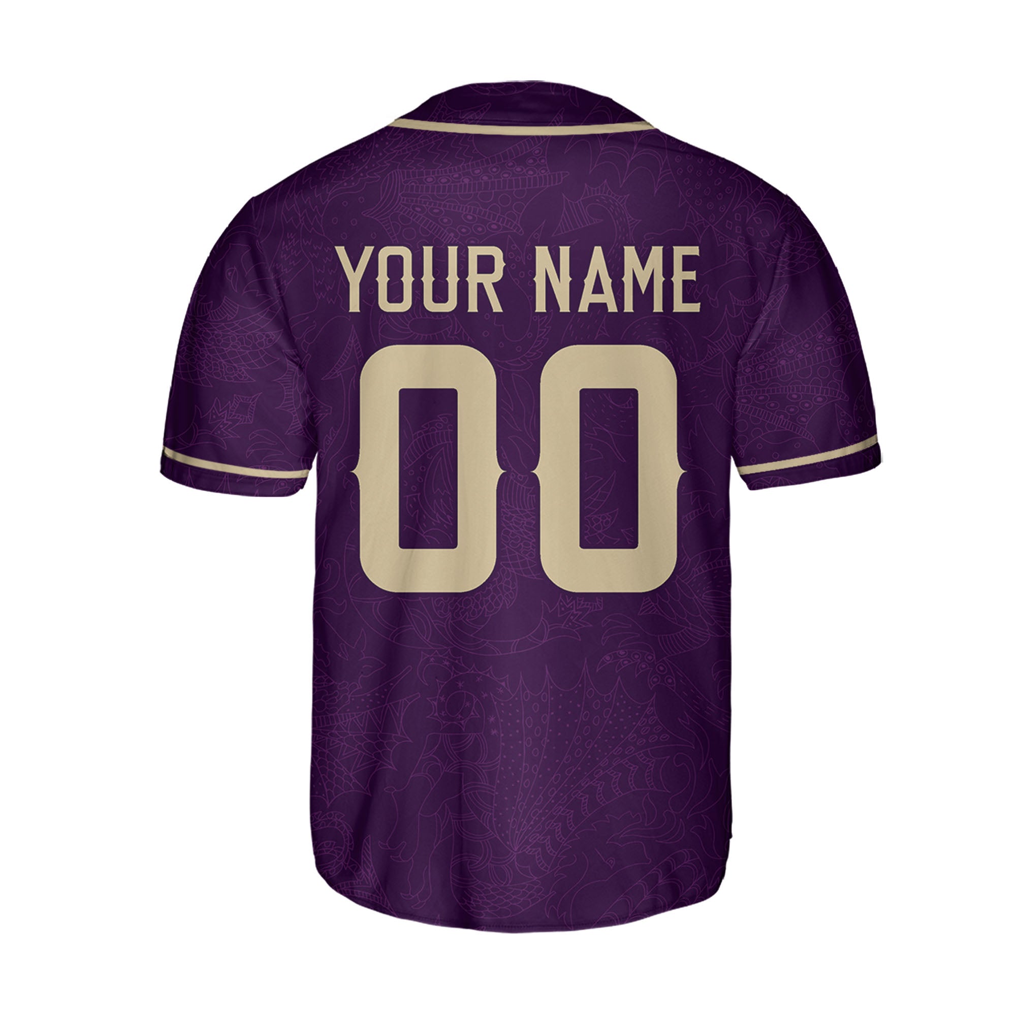 Personalize-Team-Name-And-Number-Dragon-Tribal-Purple