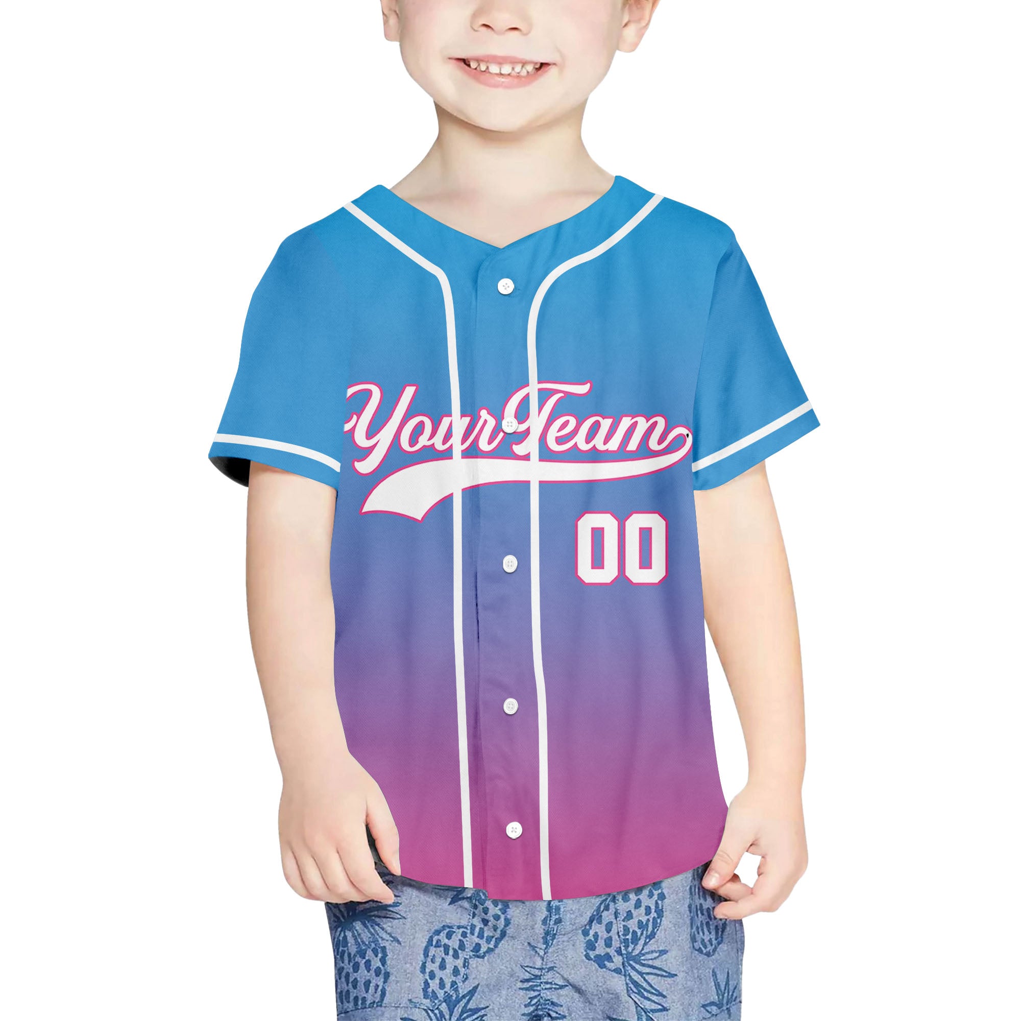 Personalize-Team-Name-And-Number-Gradient-Colorful-Style-Blue-Pink