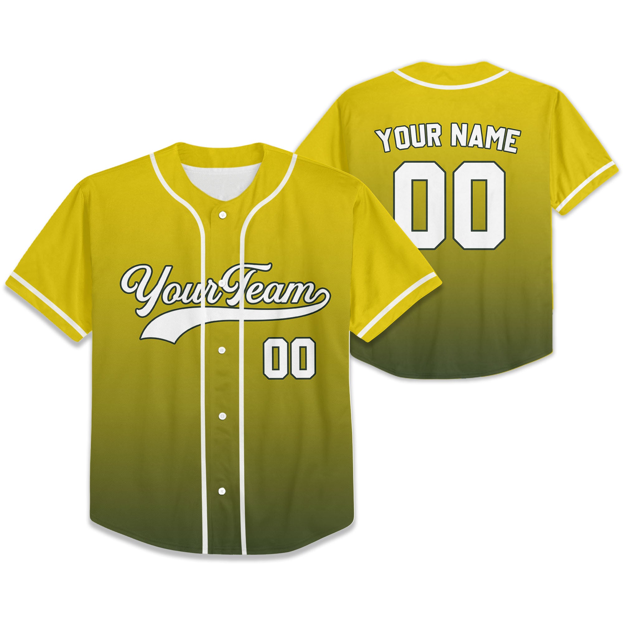 Personalize-Team-Name-And-Number-Gradient-Colorful-Style-Yellow-Forest-Green