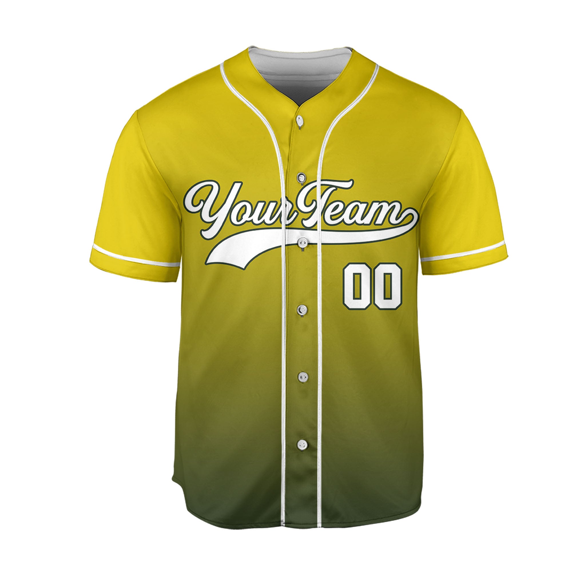Personalize-Team-Name-And-Number-Gradient-Colorful-Style-Yellow-Forest-Green
