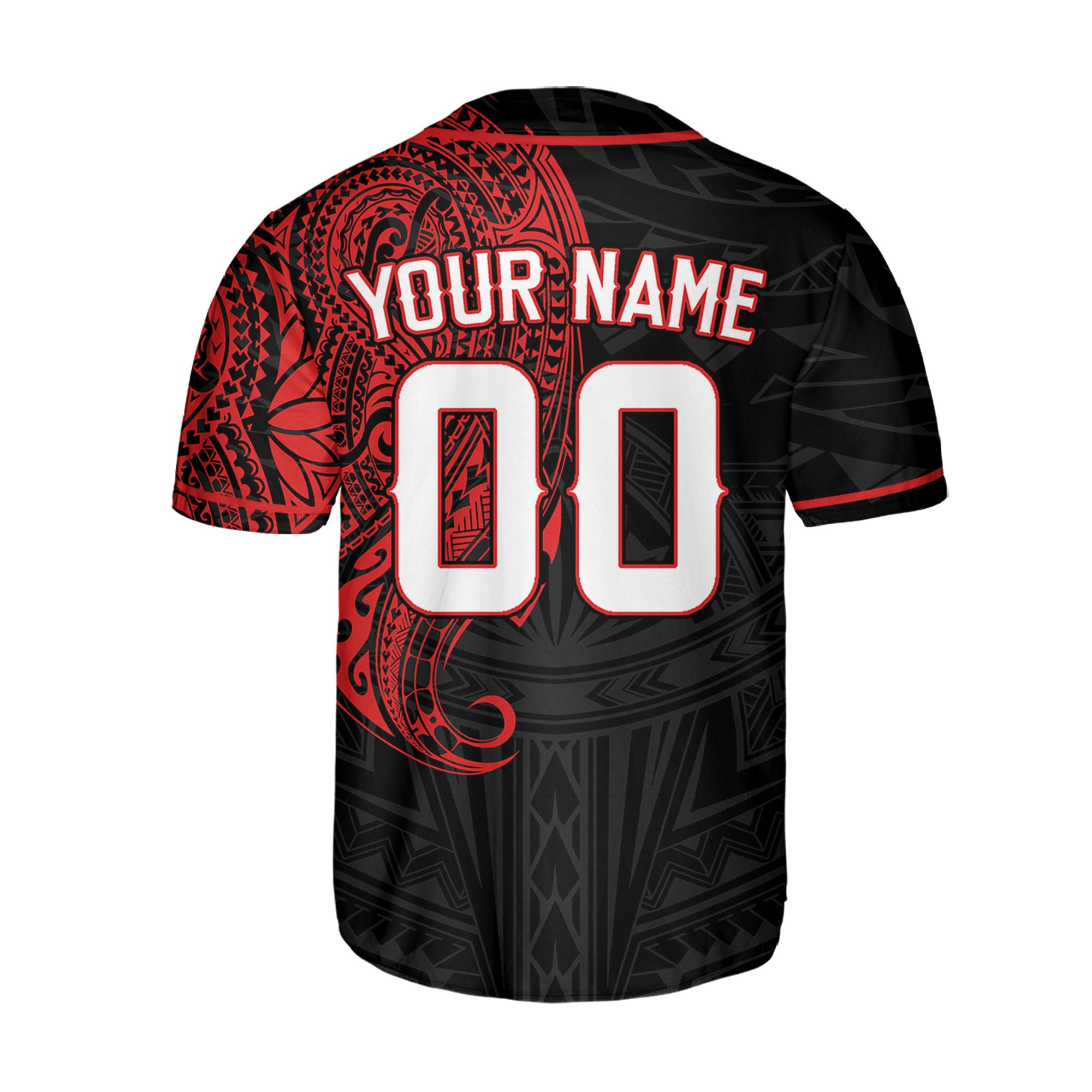 Personalize-Team-Name-And-Number-Maori-Tribal-Black-Baseball-Jersey