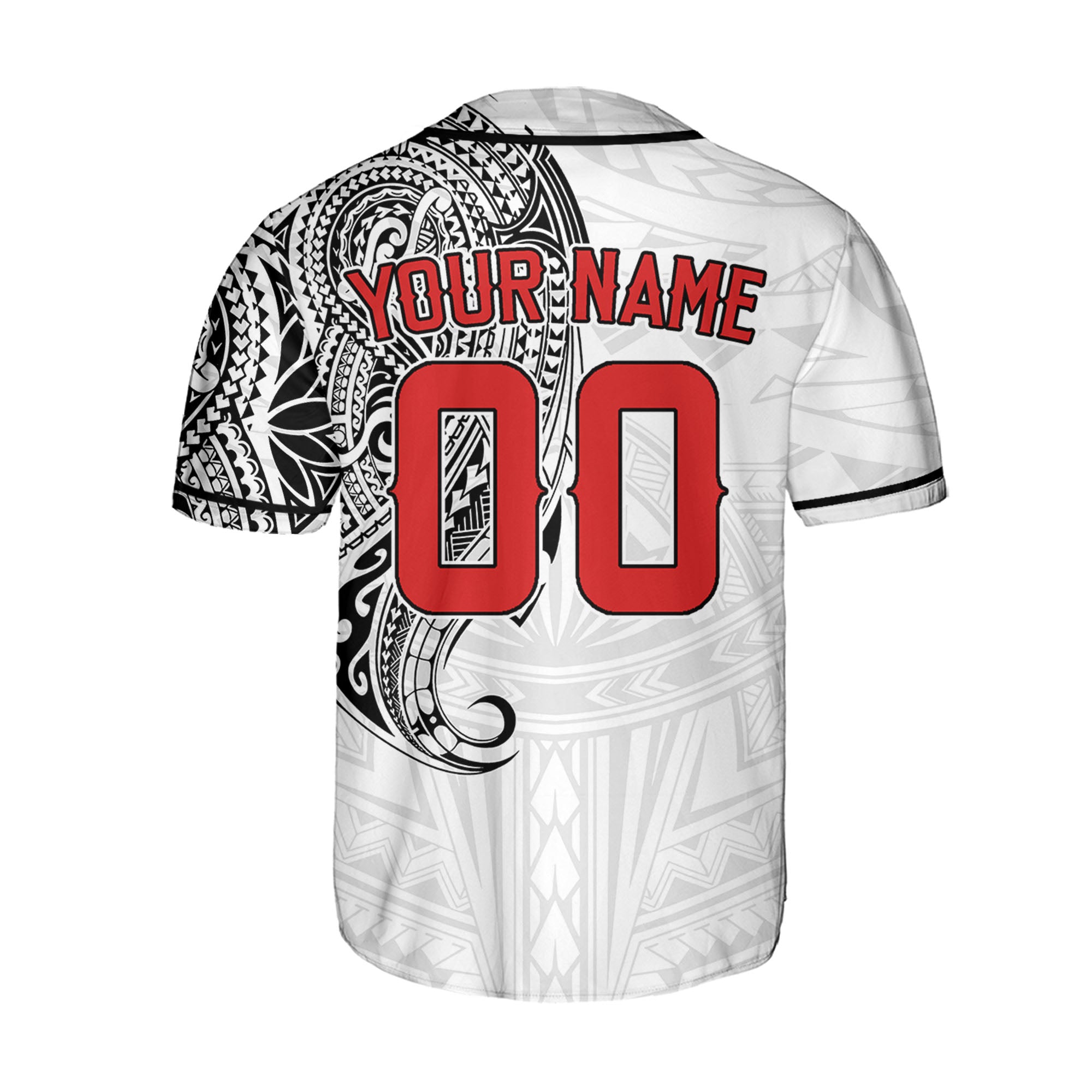 Personalize-Team-Name-And-Number-Maori-Tribal-White-Black-Baseball-Jersey