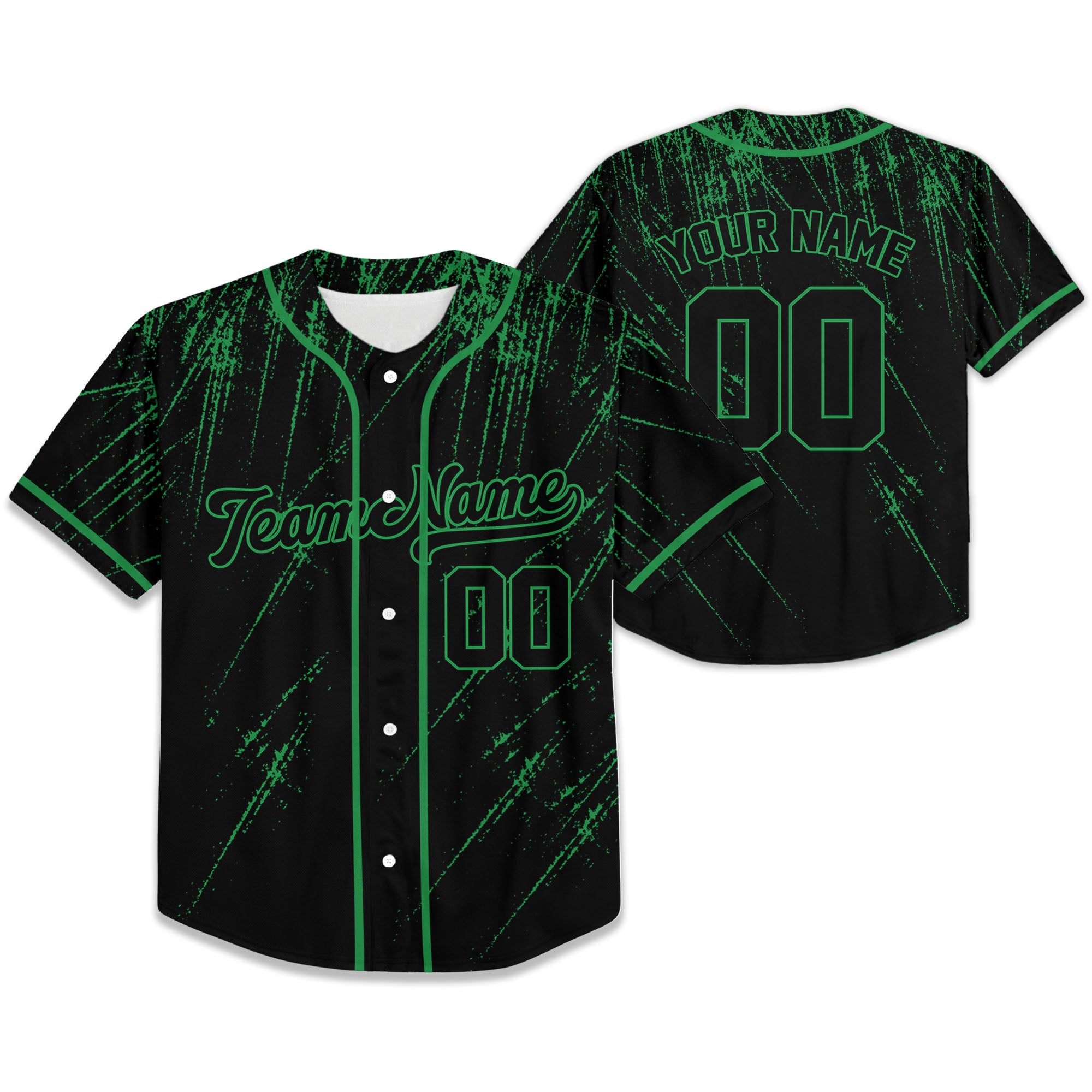 Personalize-Team-Name-And-Number-Painting-Brush-Stroke-Green