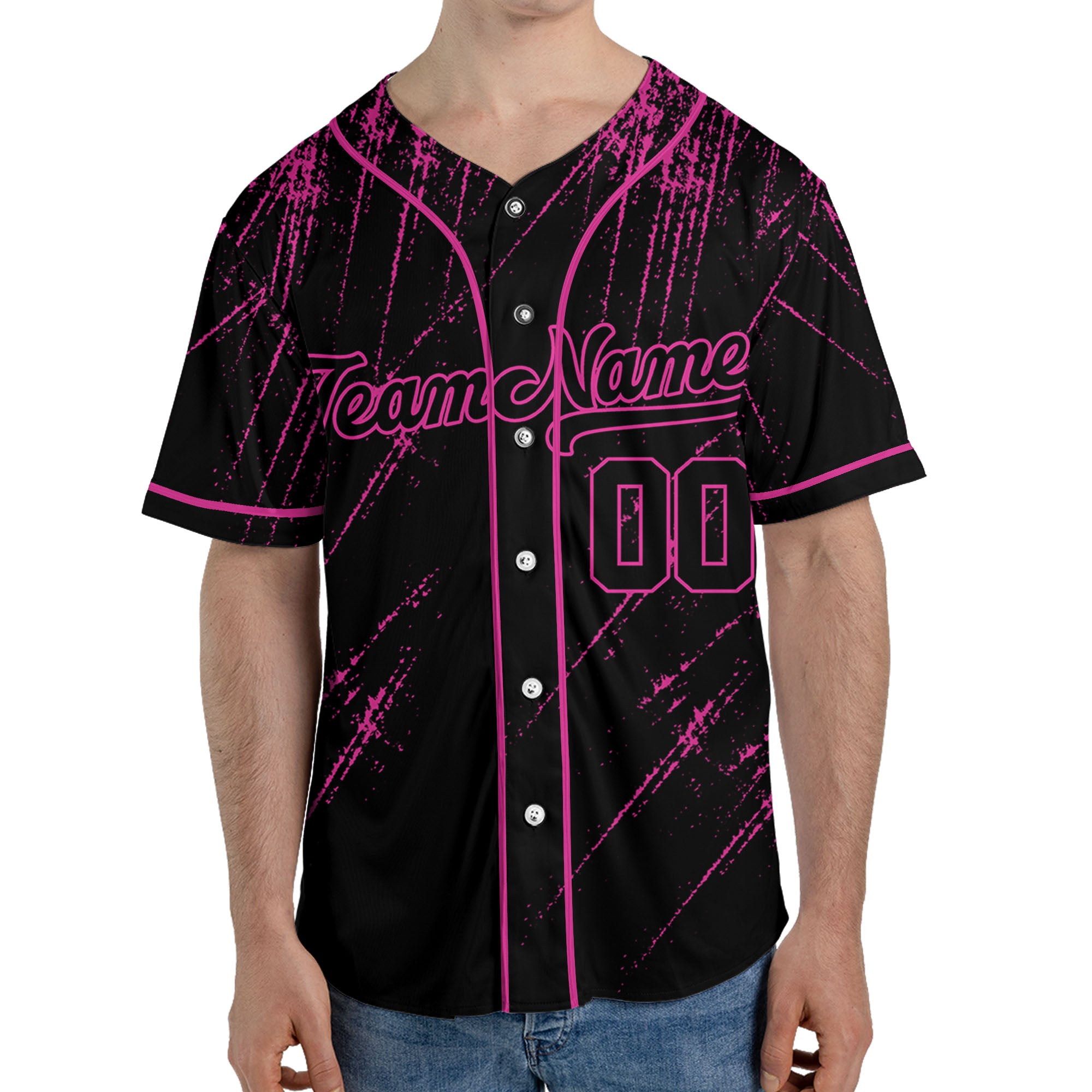 Personalize-Team-Name-And-Number-Painting-Brush-Stroke-Pink
