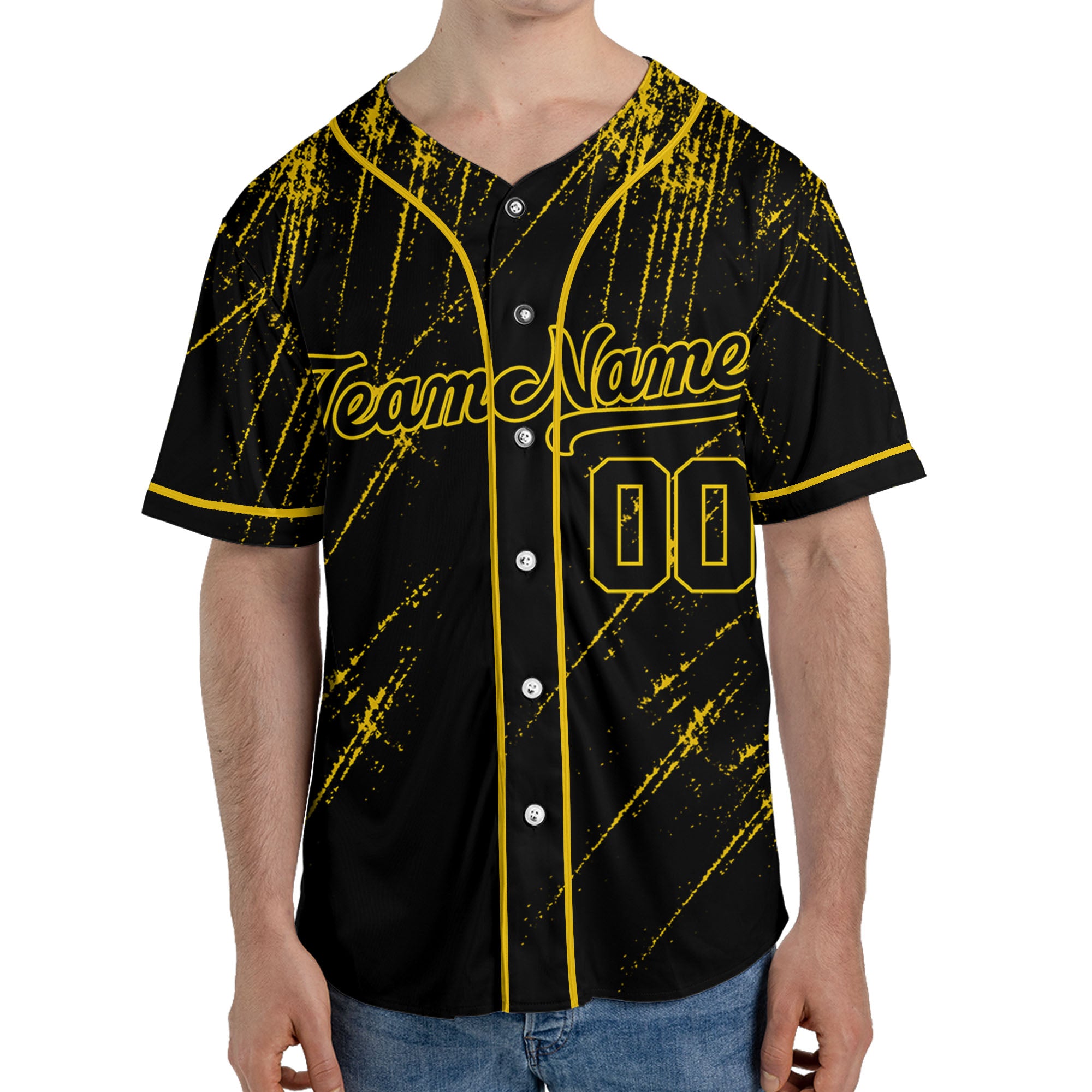 Personalize-Team-Name-And-Number-Painting-Brush-Stroke-Yellow