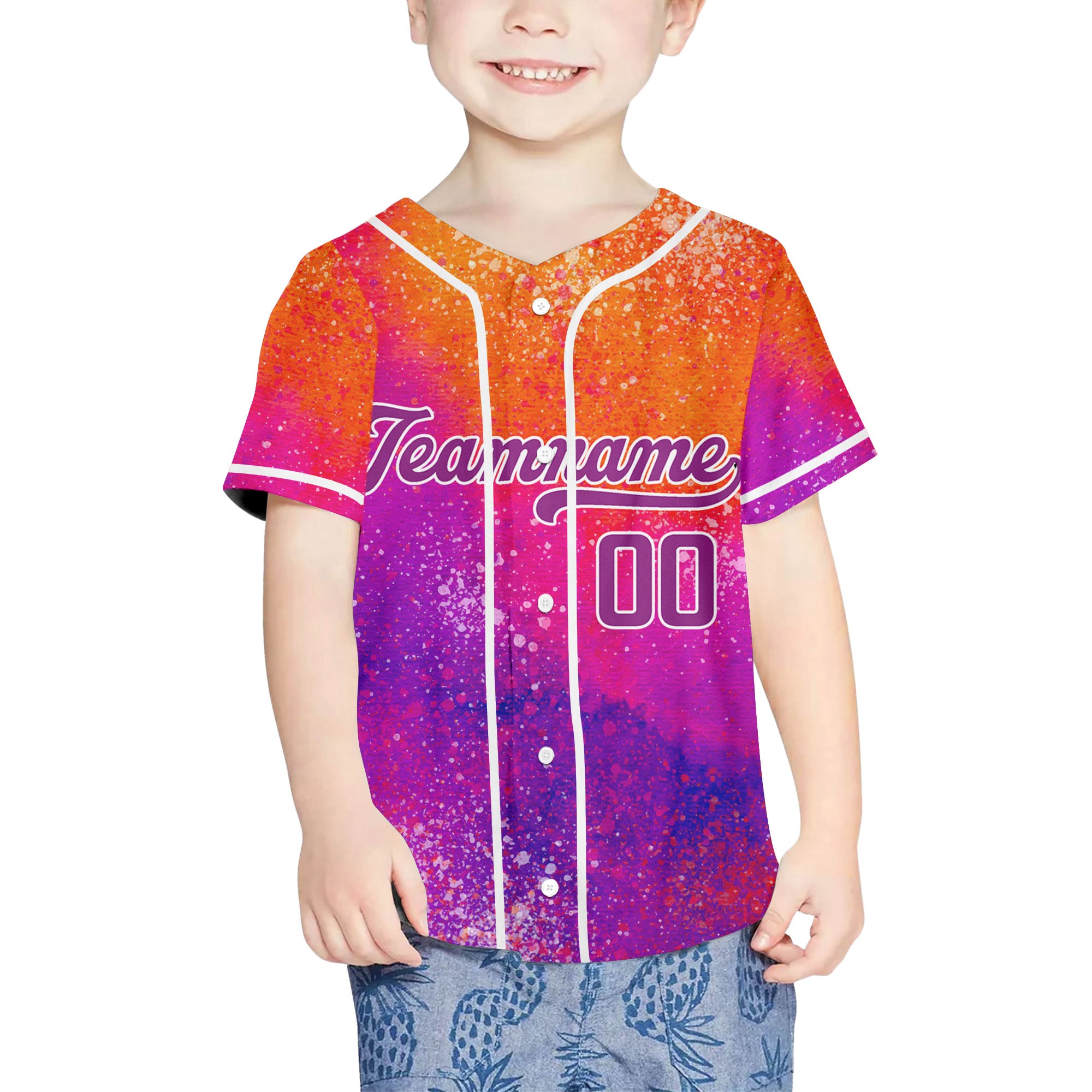 Personalize-Team-Name-And-Number-Painting-Colorful-Happy-Holi-Purple