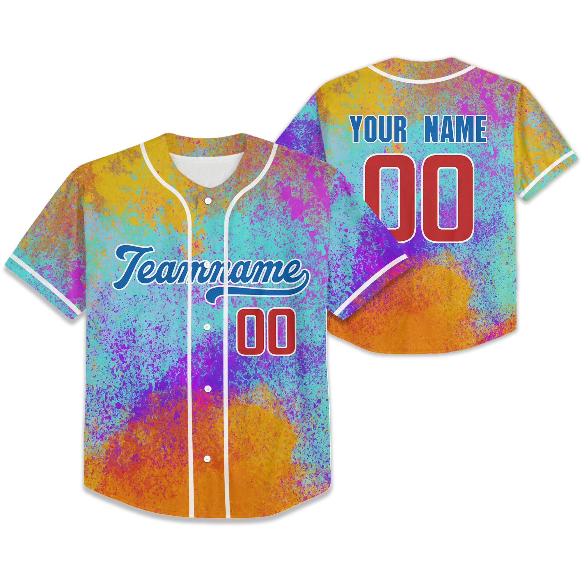 Personalize-Team-Name-And-Number-Painting-Colorful-Watercolor-Holi-Festival
