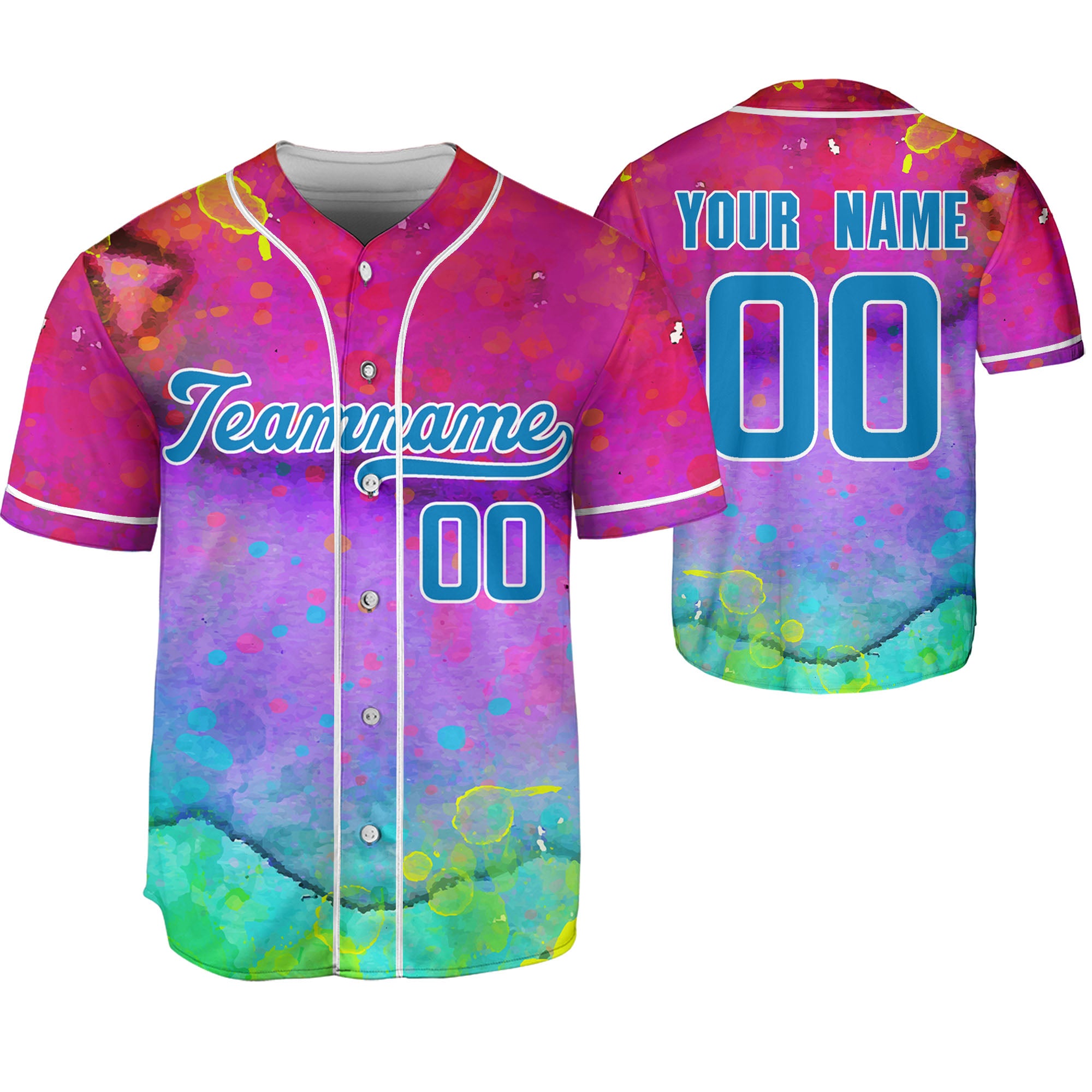 Personalize-Team-Name-And-Number-Painting-Colorful-Watercolor-Vivid-Holi-Festival