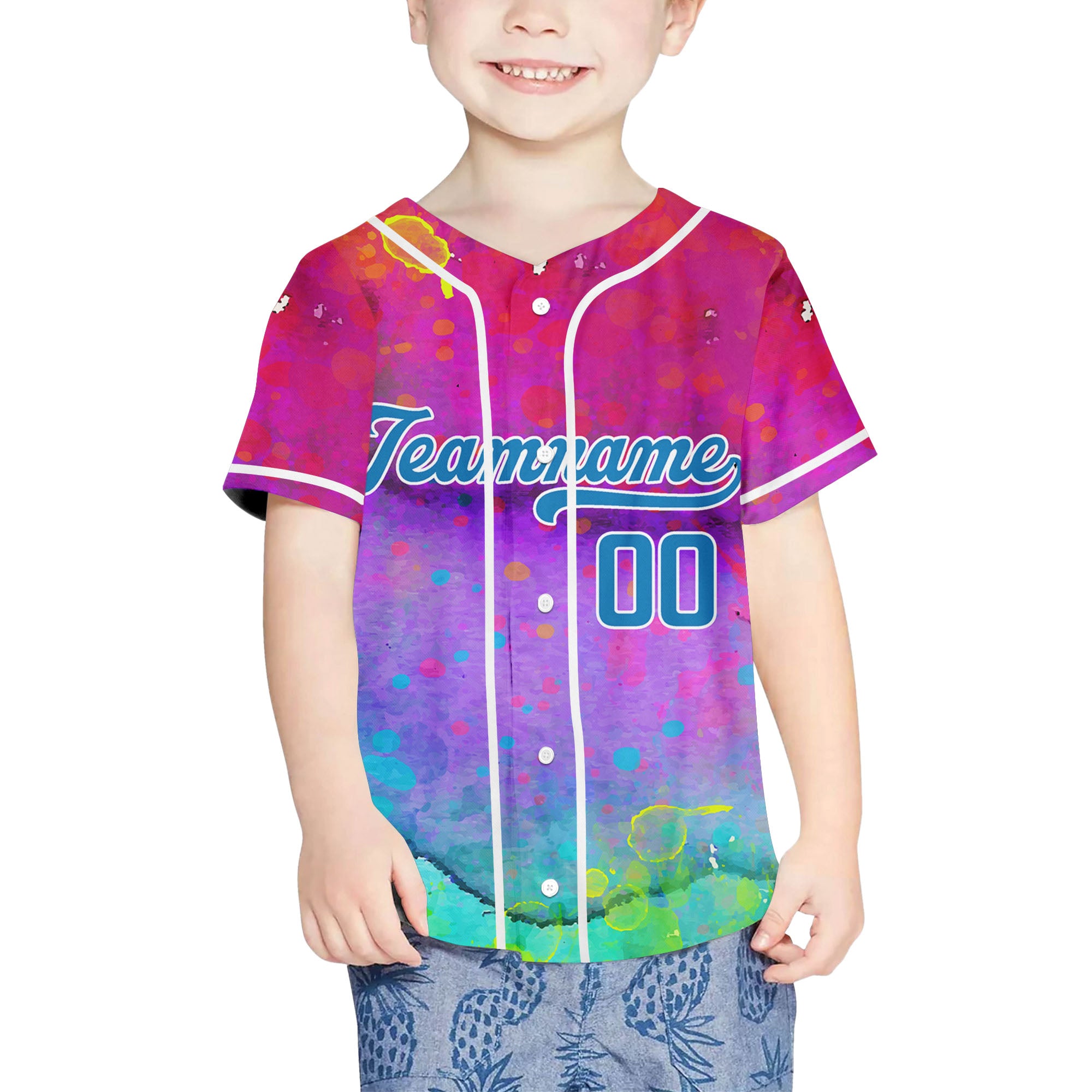 Personalize-Team-Name-And-Number-Painting-Colorful-Watercolor-Vivid-Holi-Festival