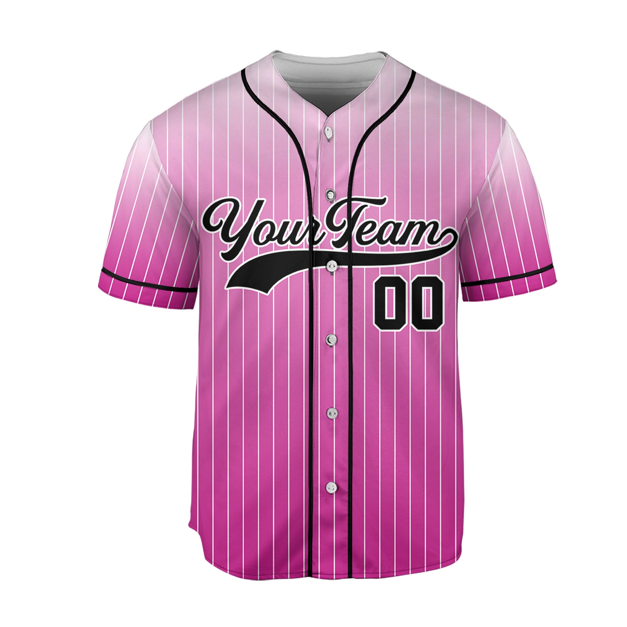 Personalize-Team-Name-And-Number-Striped-Gradient-Awesome-Pink-White