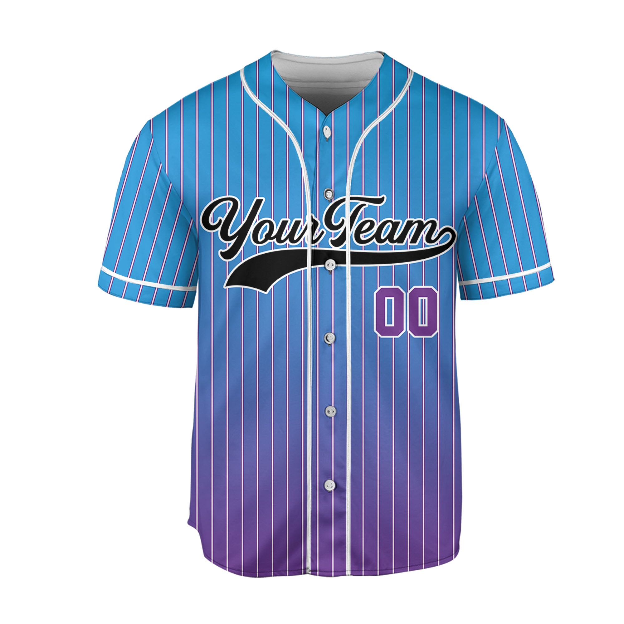 Personalize-Team-Name-And-Number-Striped-Gradient-Colorful-Blue-Purple