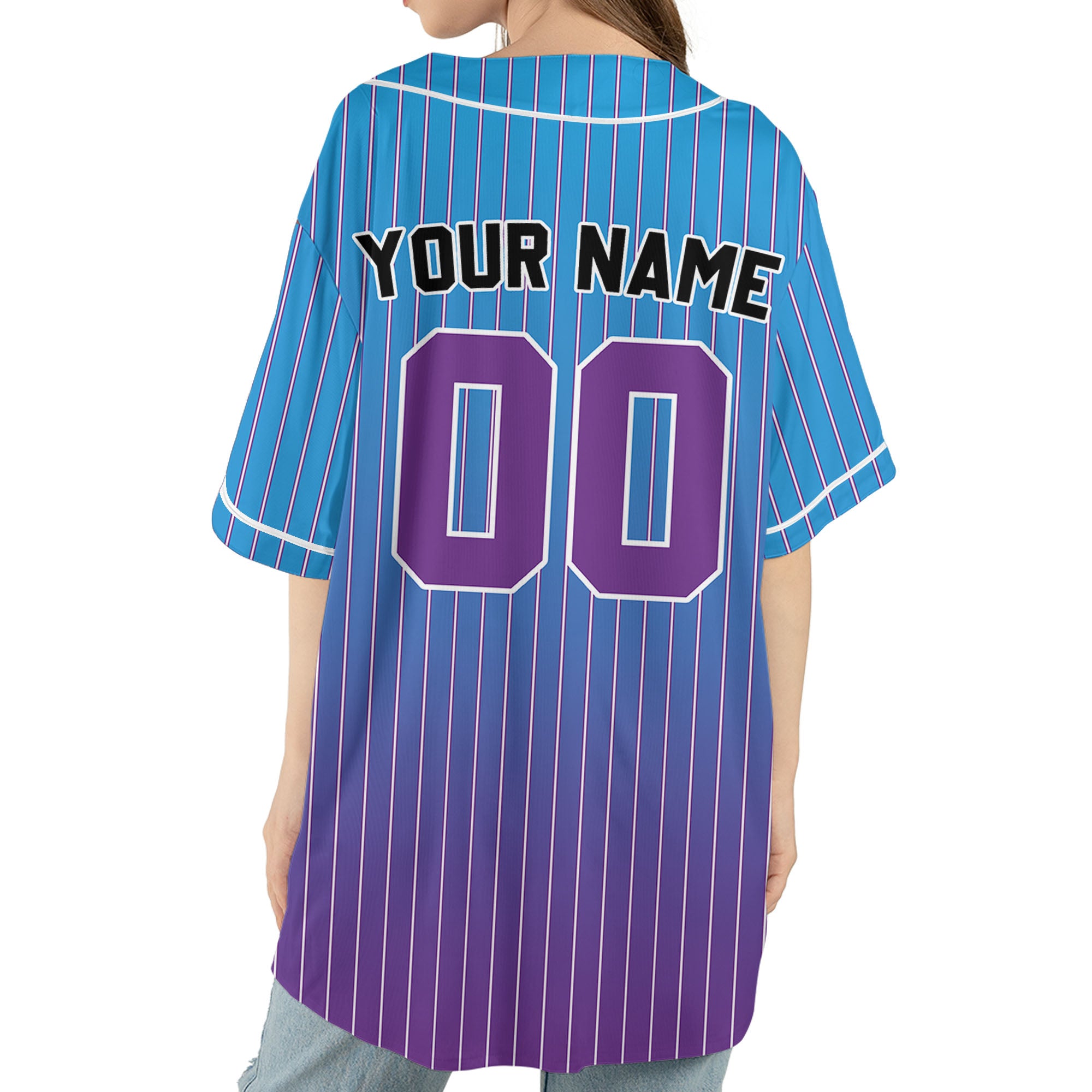 Personalize-Team-Name-And-Number-Striped-Gradient-Colorful-Blue-Purple