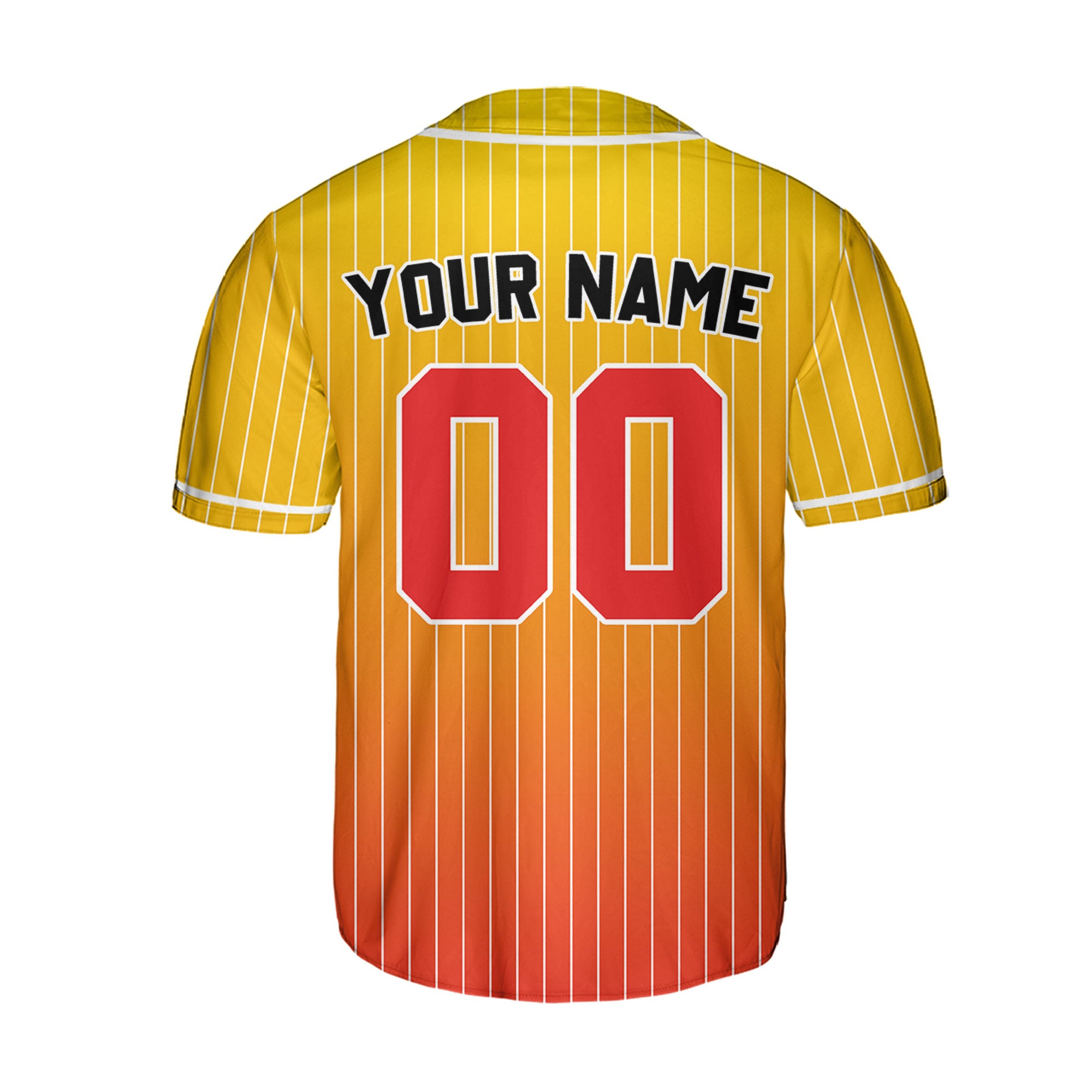 Personalize-Team-Name-And-Number-Striped-Gradient-Colorful-Yellow-Red