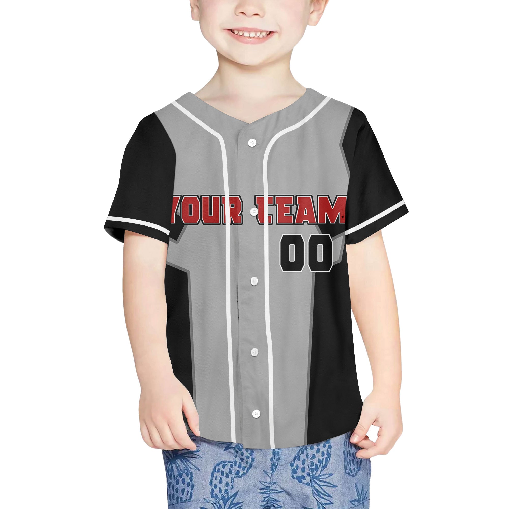 Personalize-Team-Name-Anti-Hero-Pool-Costum-Grey-Black