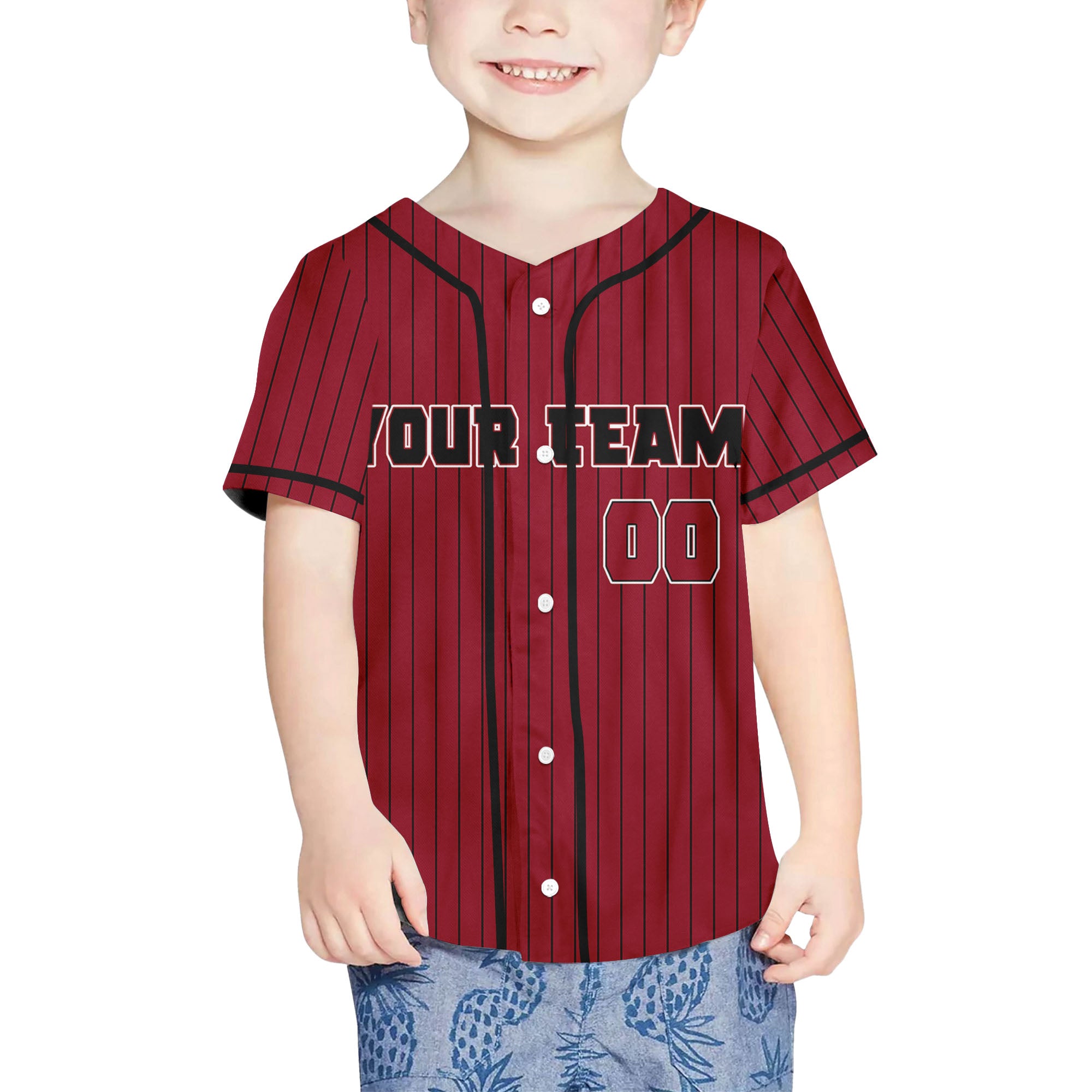 Personalize-Team-Name-Anti-Hero-Pool-Costum-Red-Striped-Black