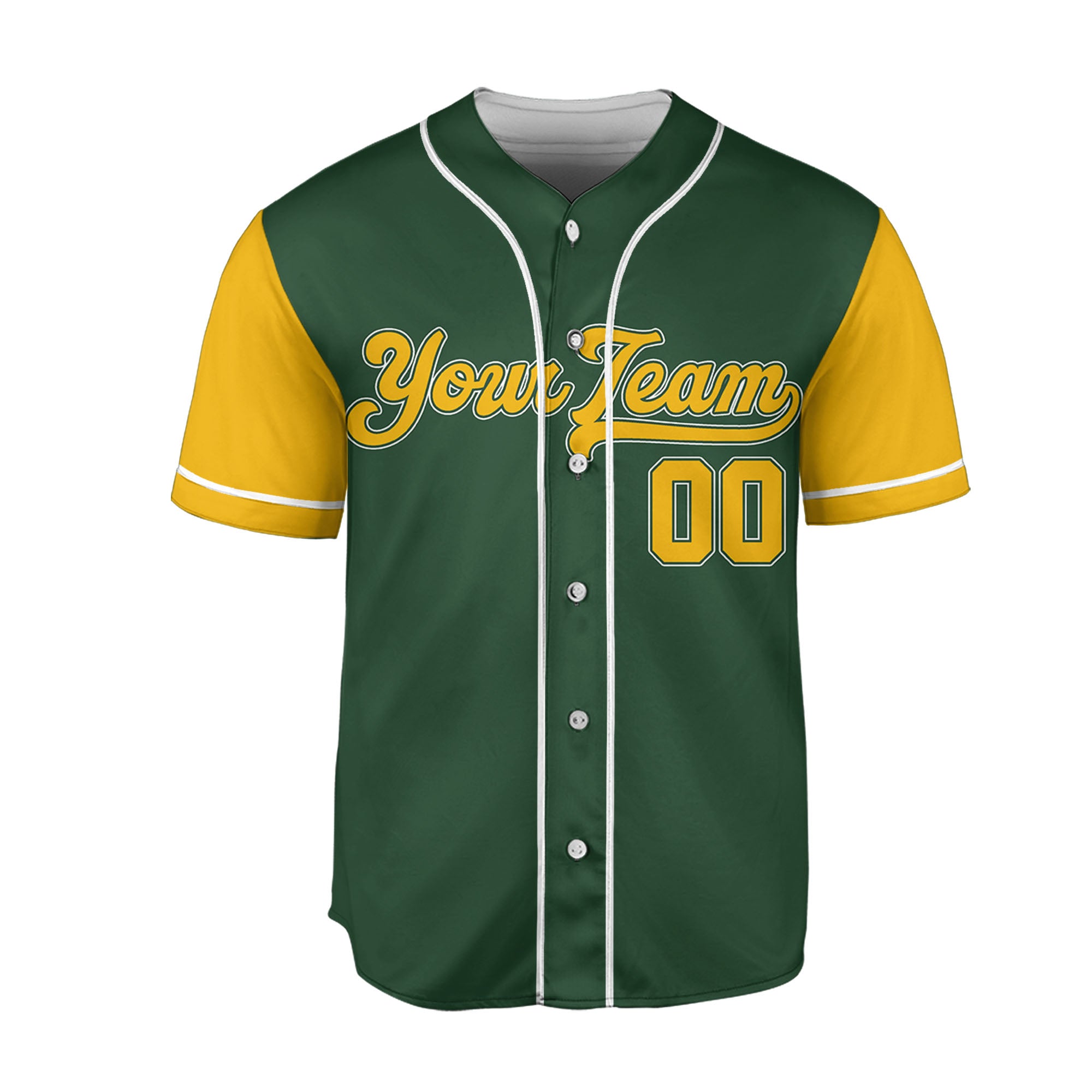 Personalize-Team-Name-Baseball-Sport-Awesome-Green-Yellow