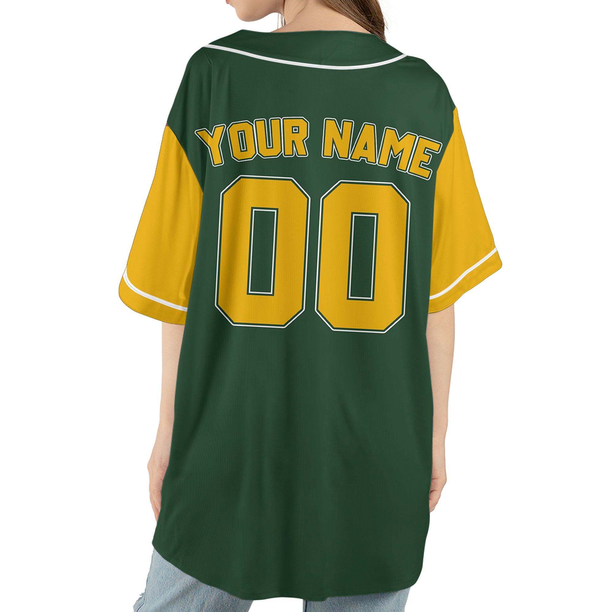 Personalize-Team-Name-Baseball-Sport-Awesome-Green-Yellow