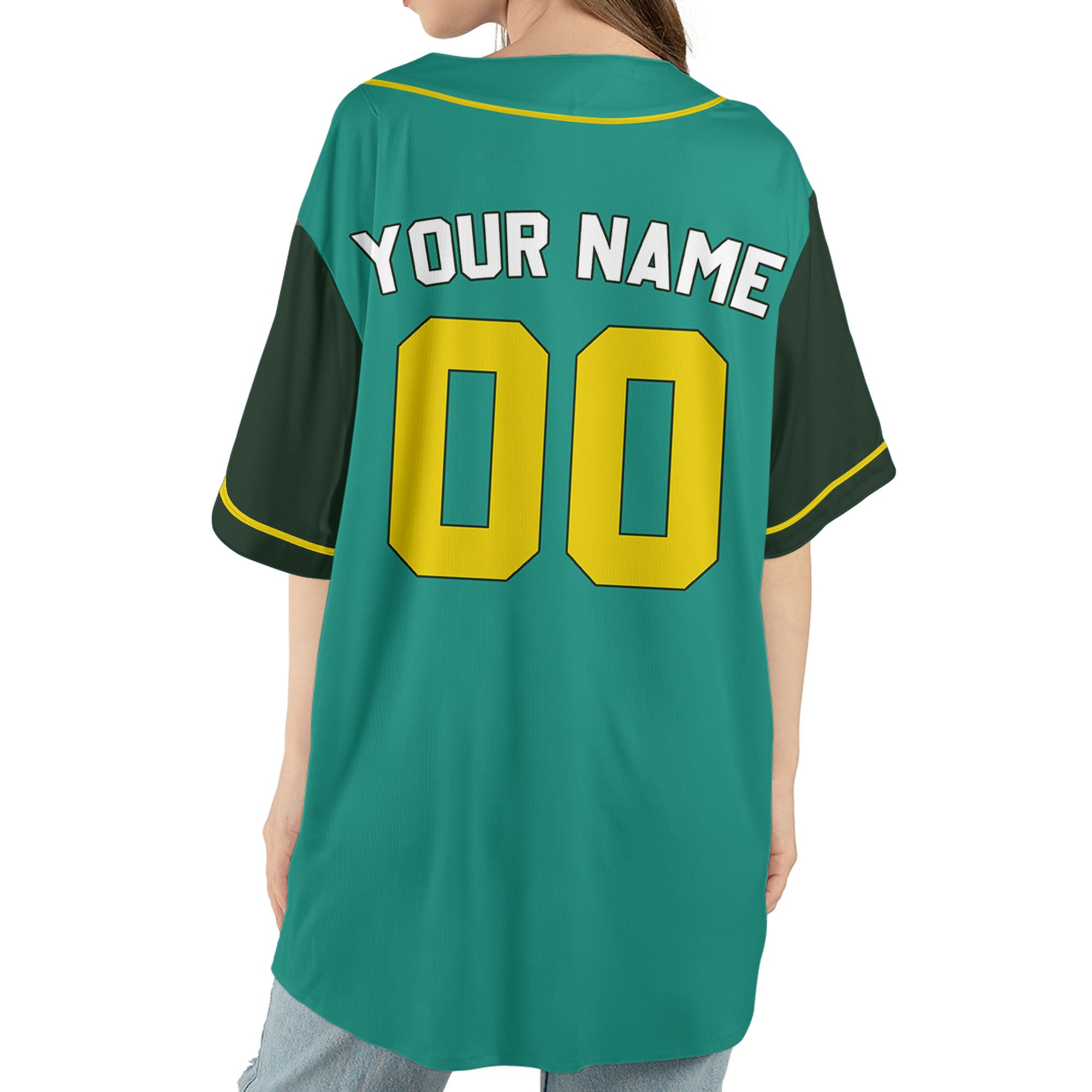 Personalize-Team-Name-Baseball-Sport-Awesome-Jade-Green