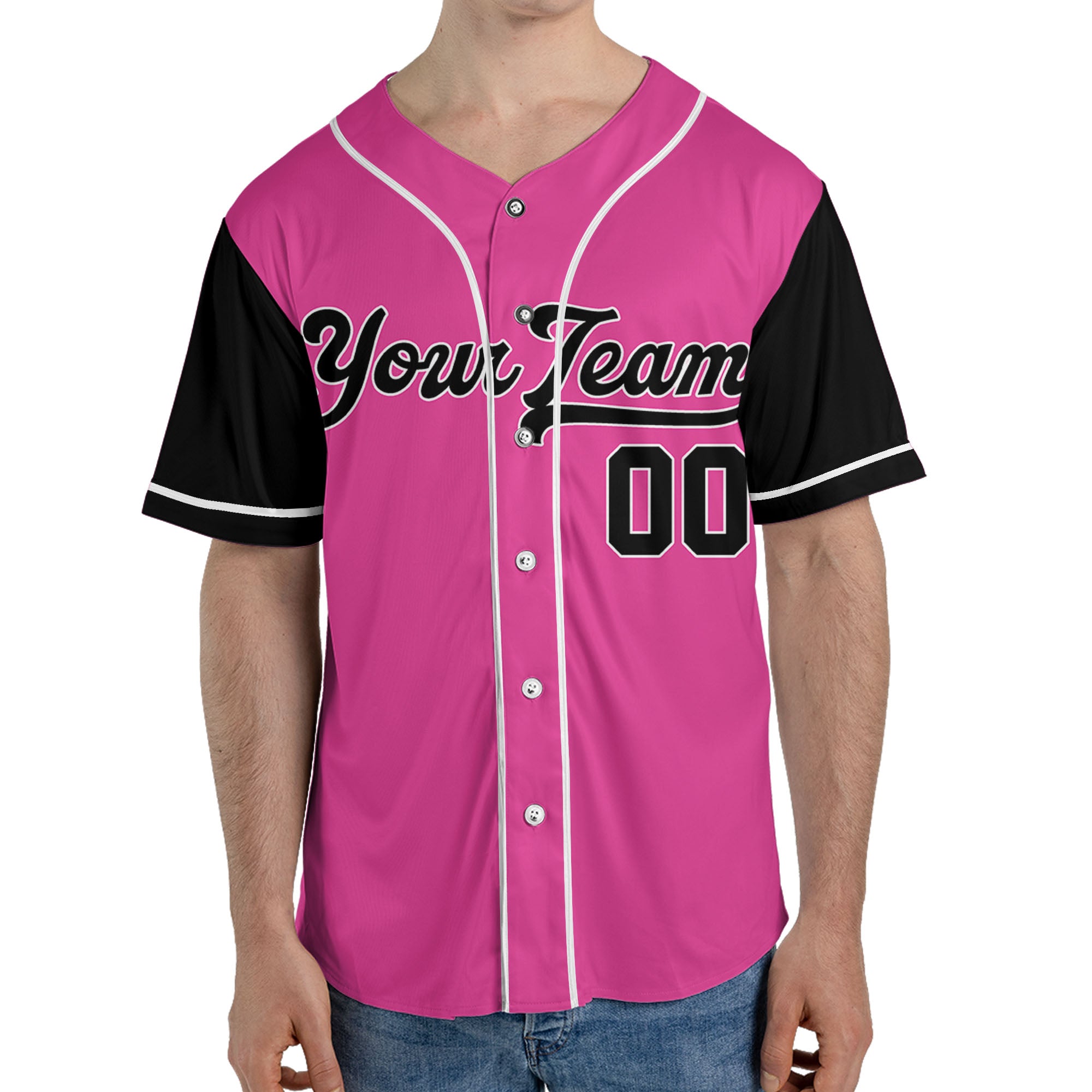 Personalize-Team-Name-Baseball-Sport-Awesome-Pink-Black
