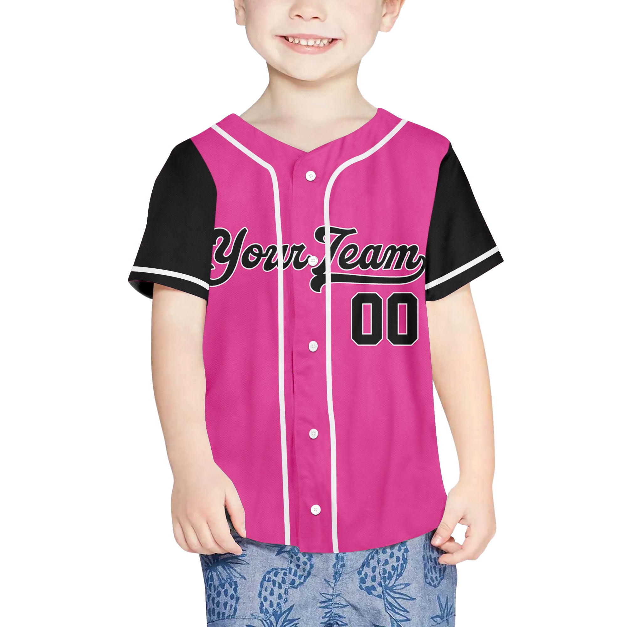 Personalize-Team-Name-Baseball-Sport-Awesome-Pink-Black