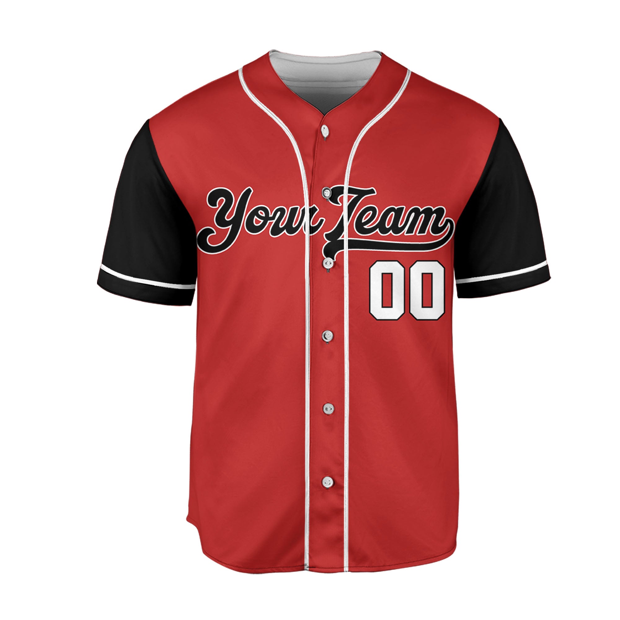 Personalize-Team-Name-Baseball-Sport-Awesome-Red-Black