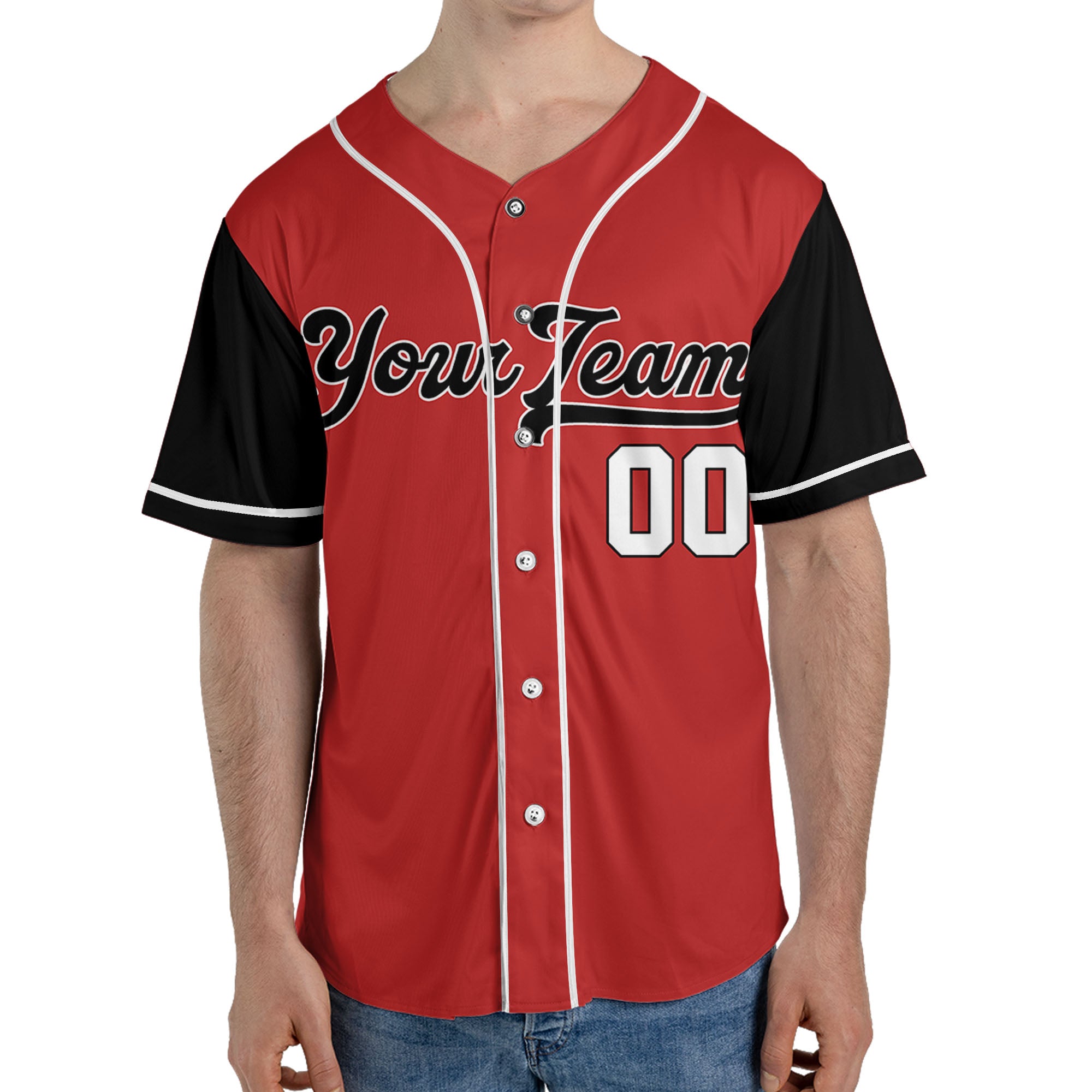 Personalize-Team-Name-Baseball-Sport-Awesome-Red-Black