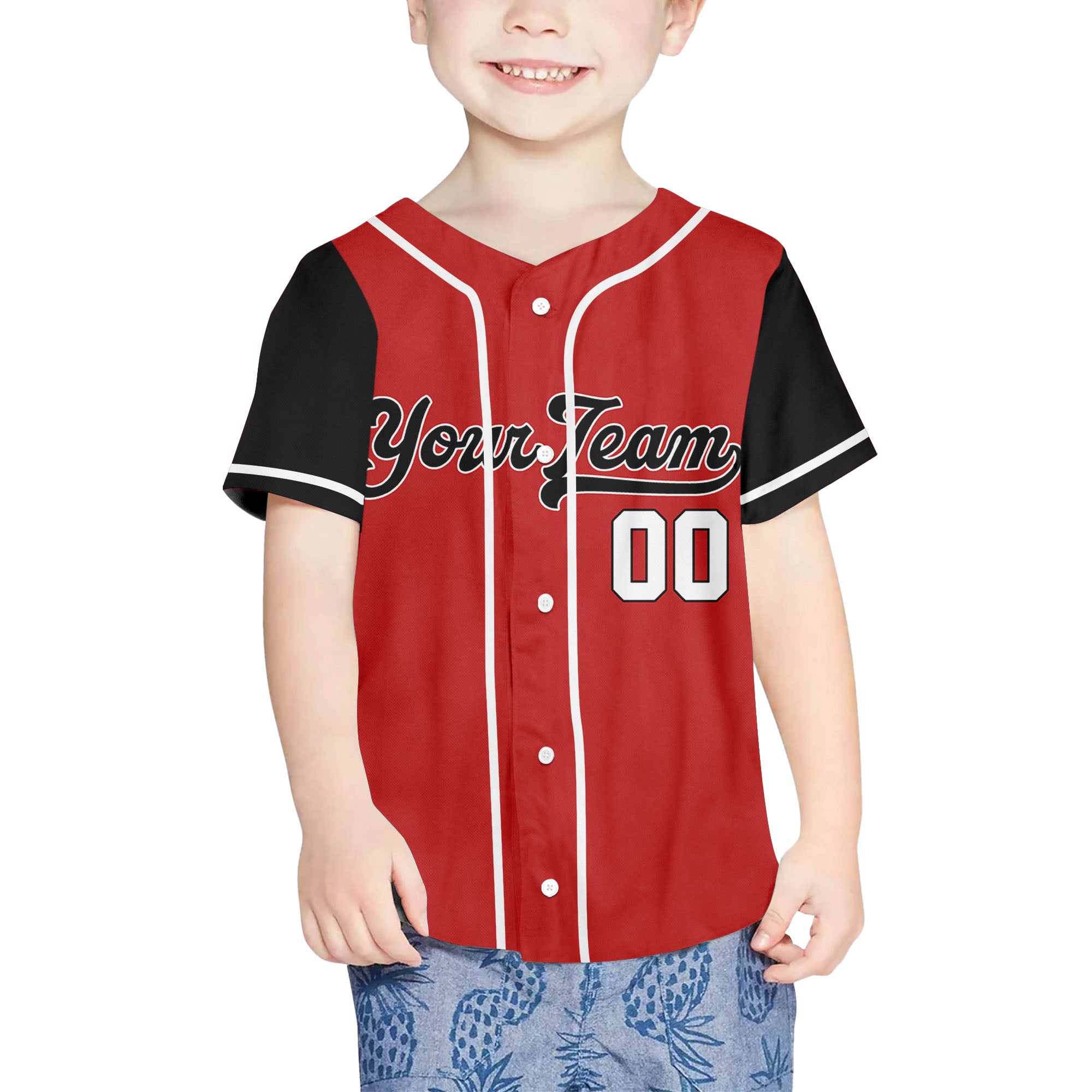 Personalize-Team-Name-Baseball-Sport-Awesome-Red-Black