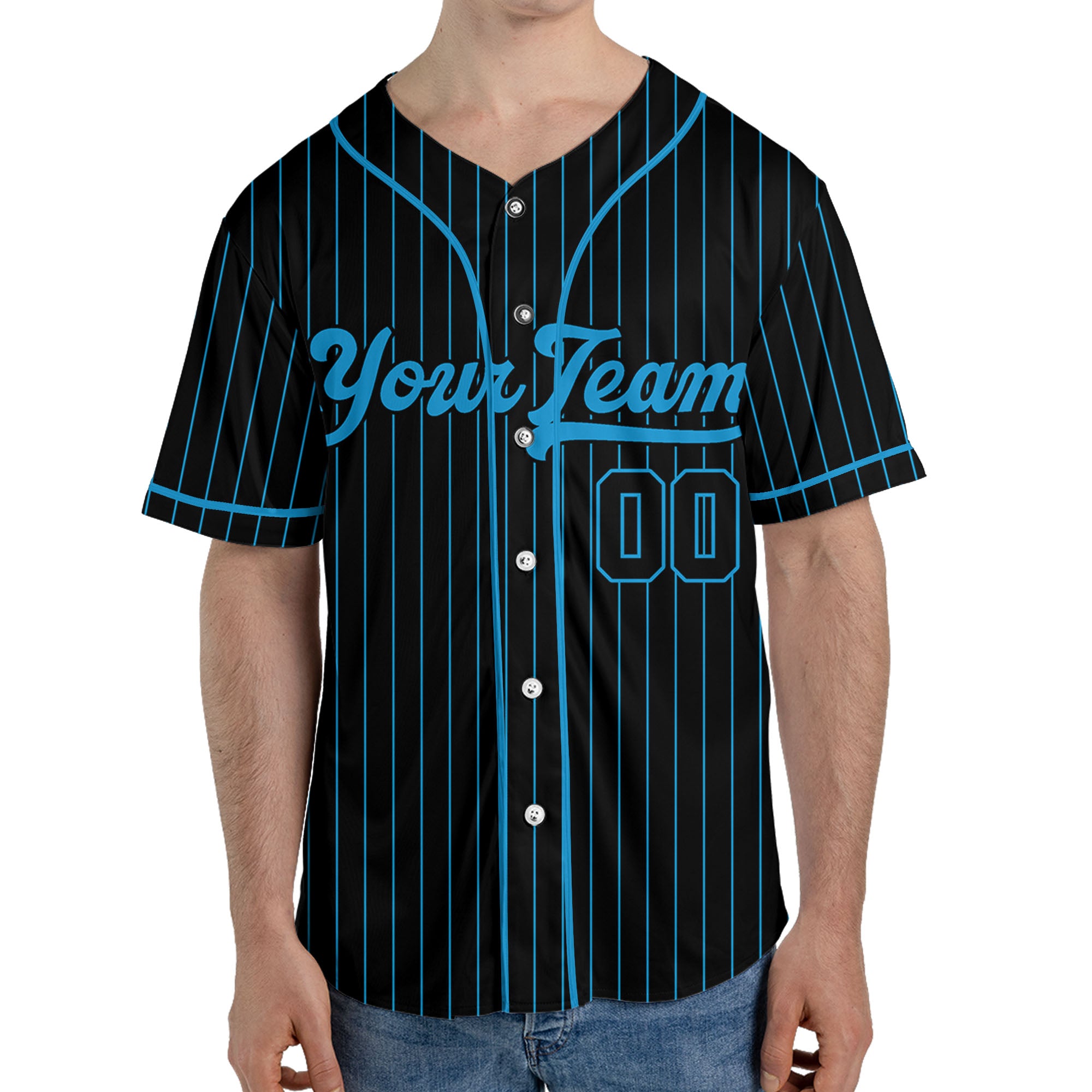 Personalize-Team-Name-Baseball-Striped-Style-Black-Blue