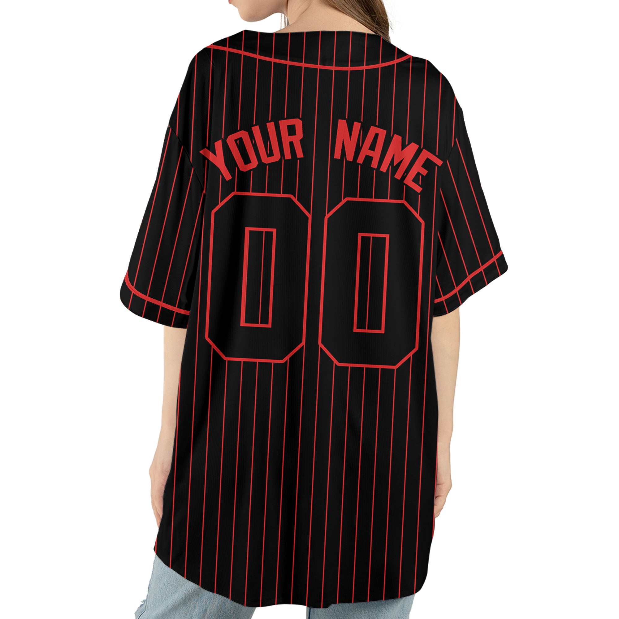 Personalize-Team-Name-Baseball-Striped-Style-Black-Red