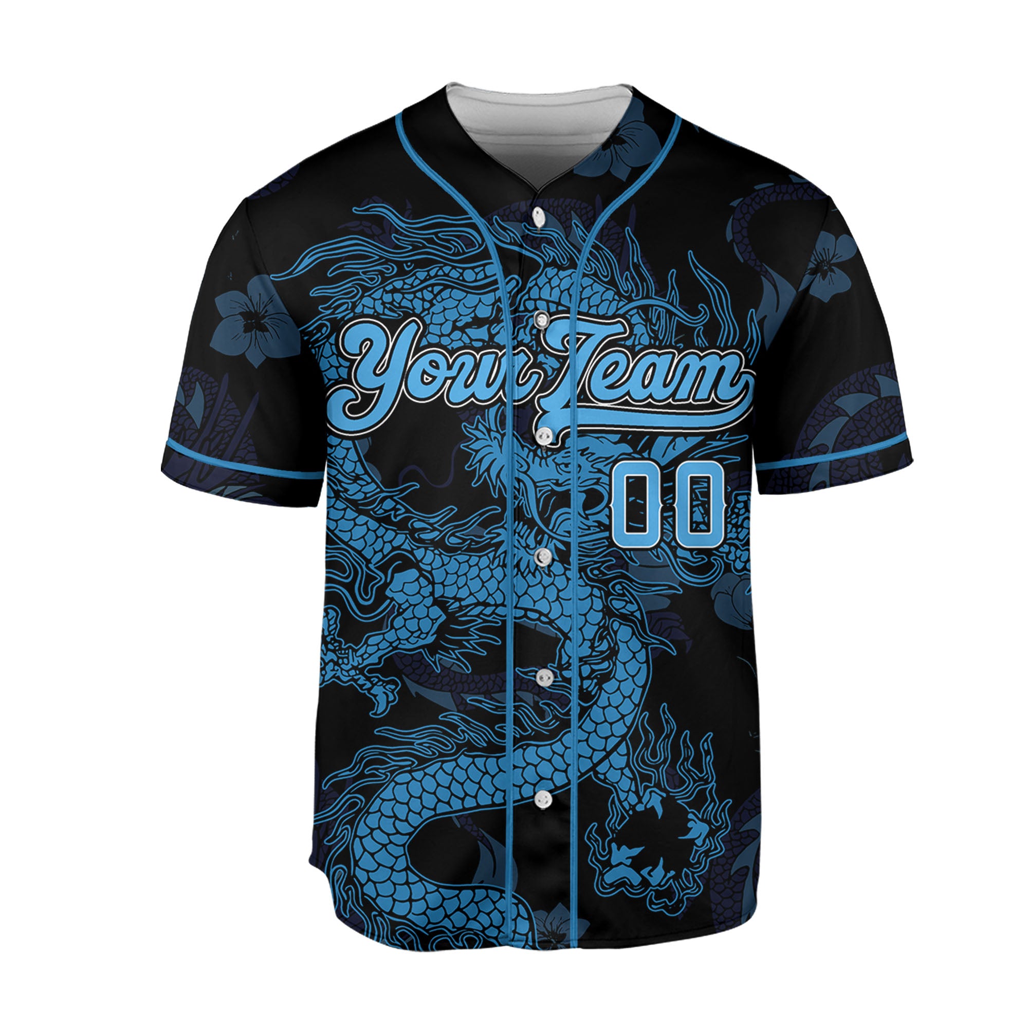 Personalize-Team-Name-Dragon-Texture-Art-Blue