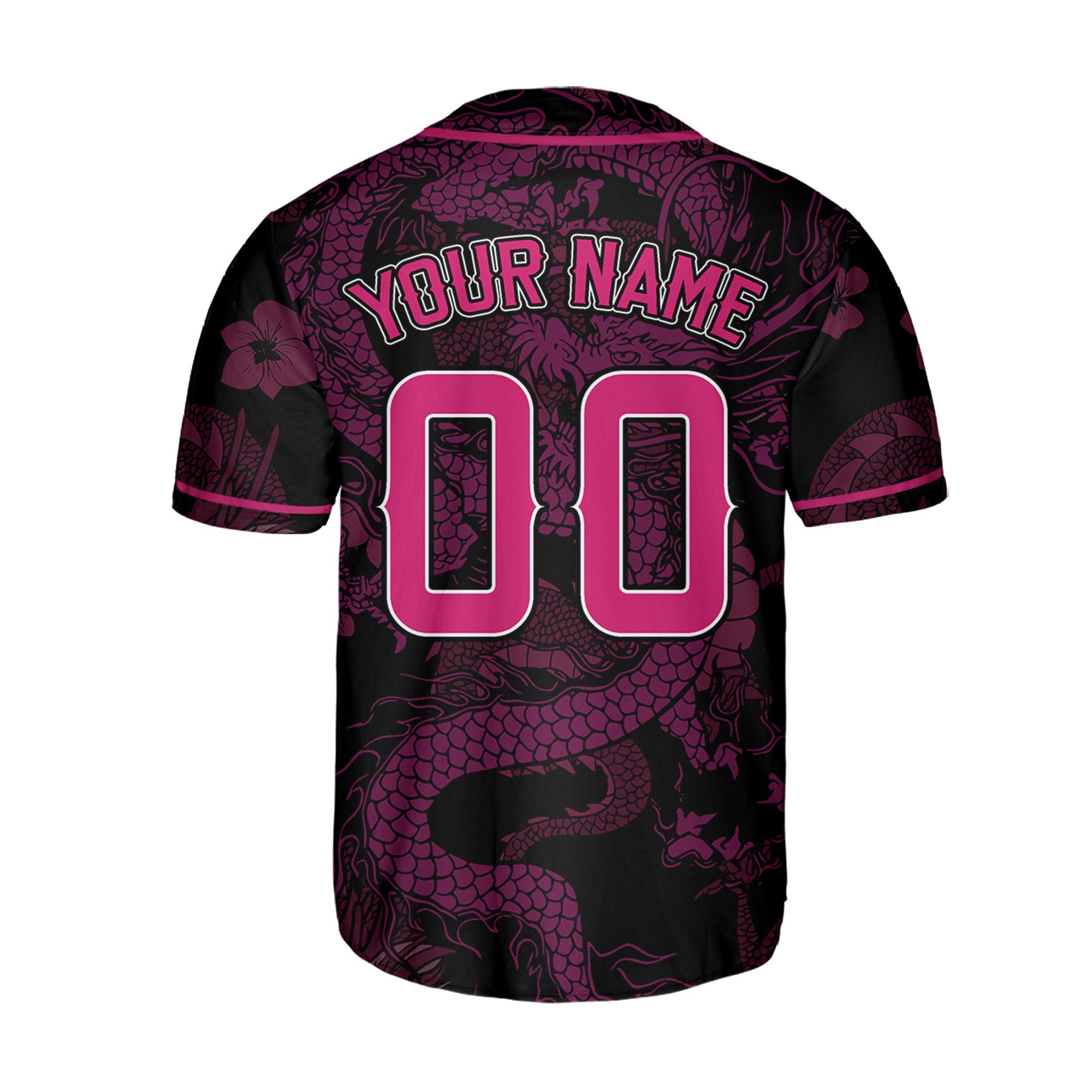 Personalize-Team-Name-Dragon-Texture-Art-Pink