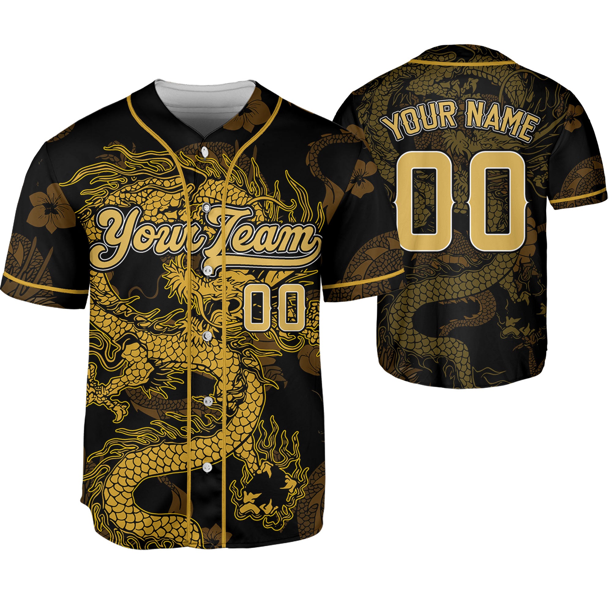 Personalize-Team-Name-Dragon-Texture-Art-Yellow