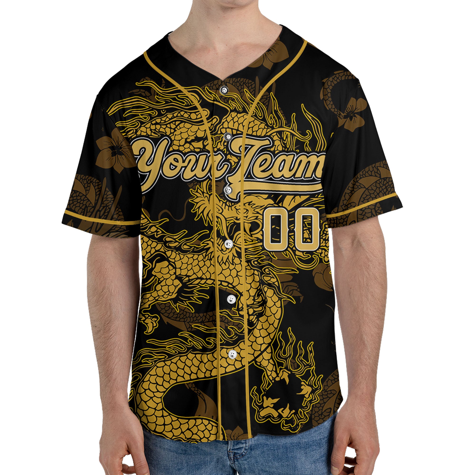 Personalize-Team-Name-Dragon-Texture-Art-Yellow