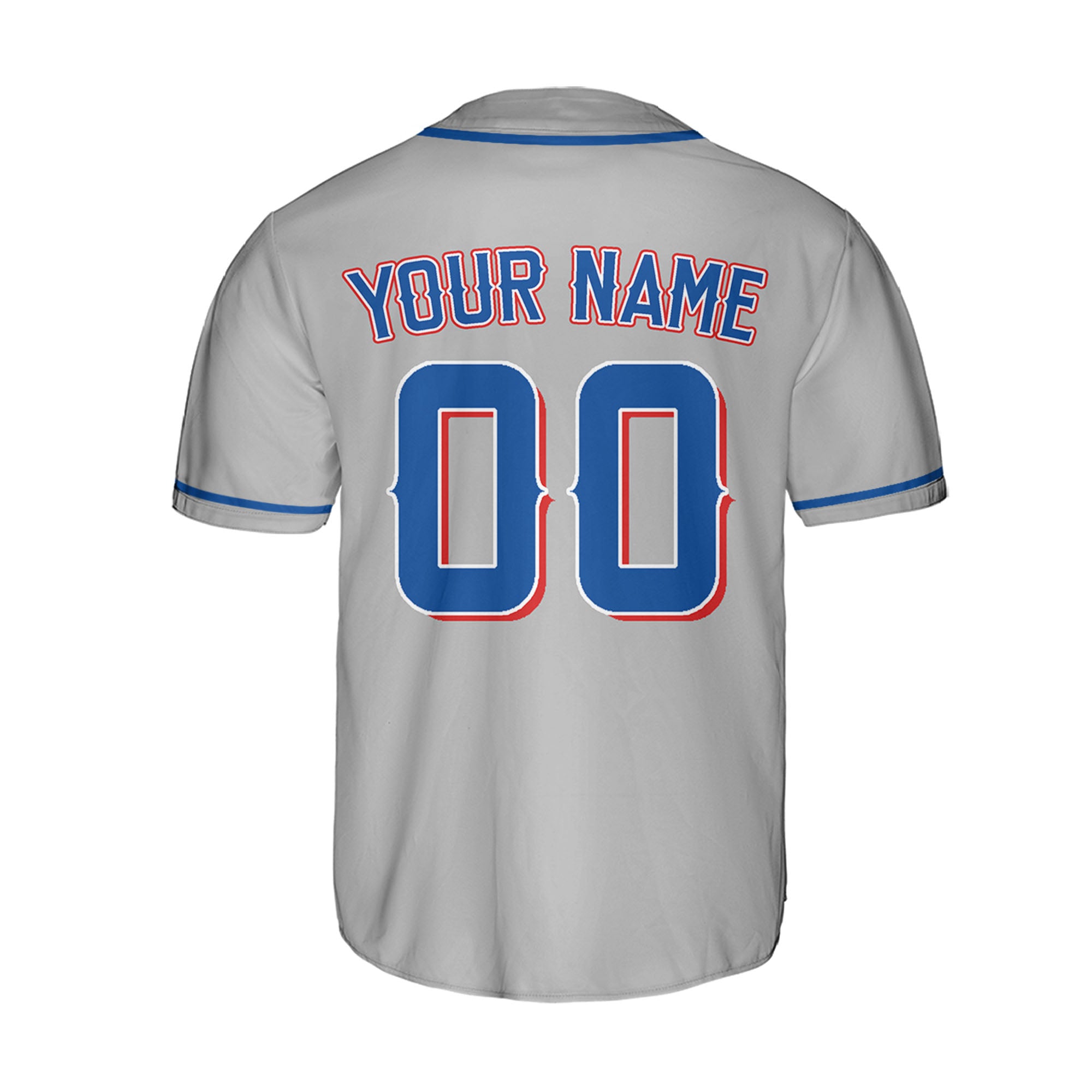 Custom Baseball Team Name Number So Cool Grey