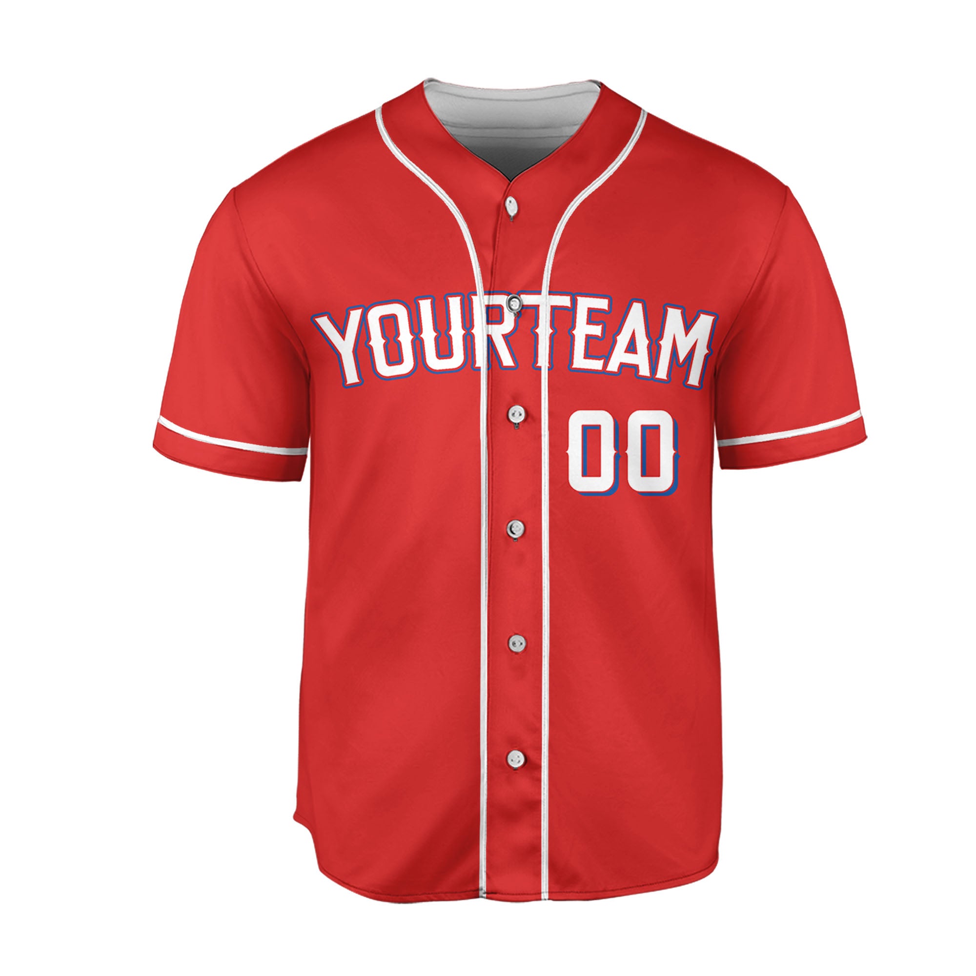 Custom Baseball Team Name Number So Cool Red