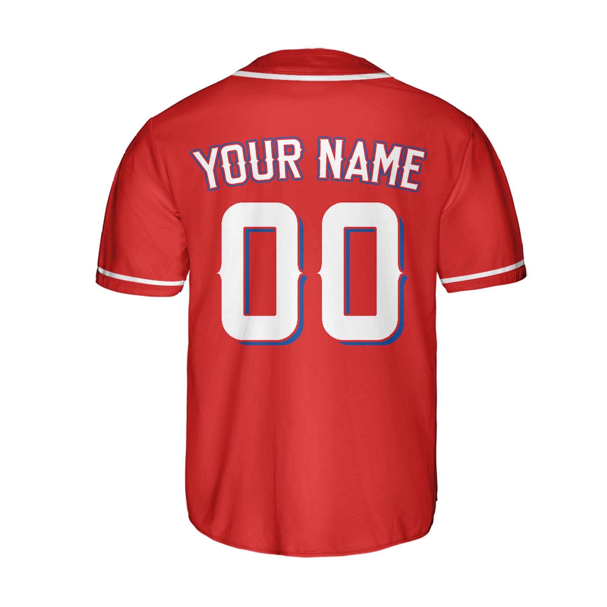 Custom Baseball Team Name Number So Cool Red