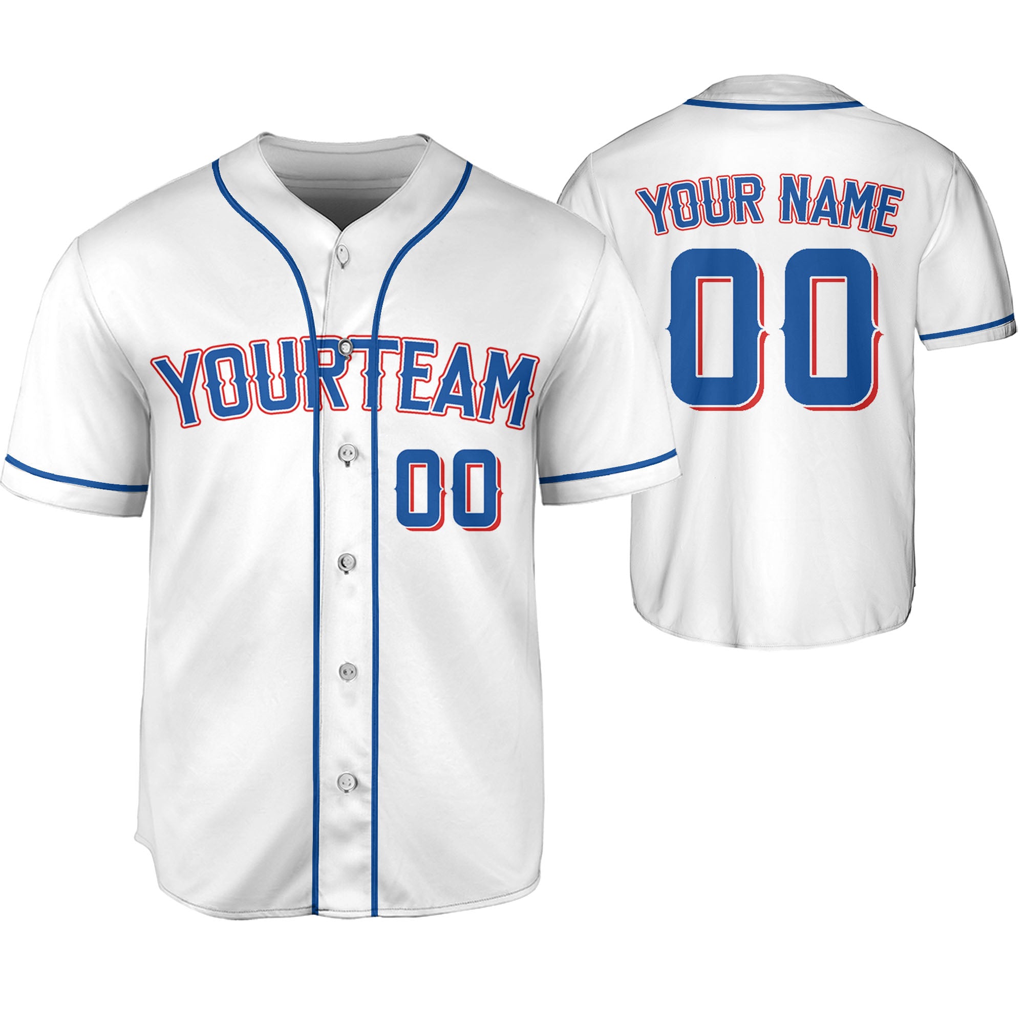 Custom Baseball Team Name Number So Cool White