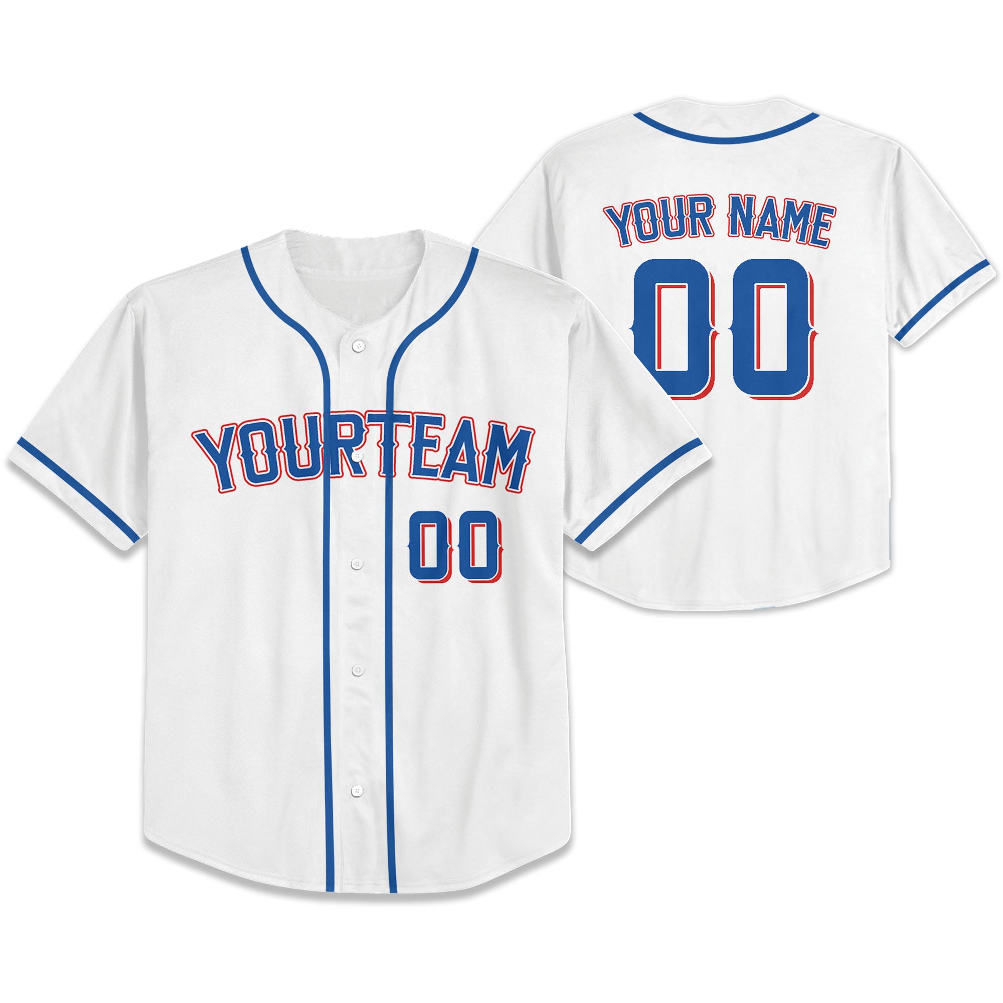 Custom Baseball Team Name Number So Cool White