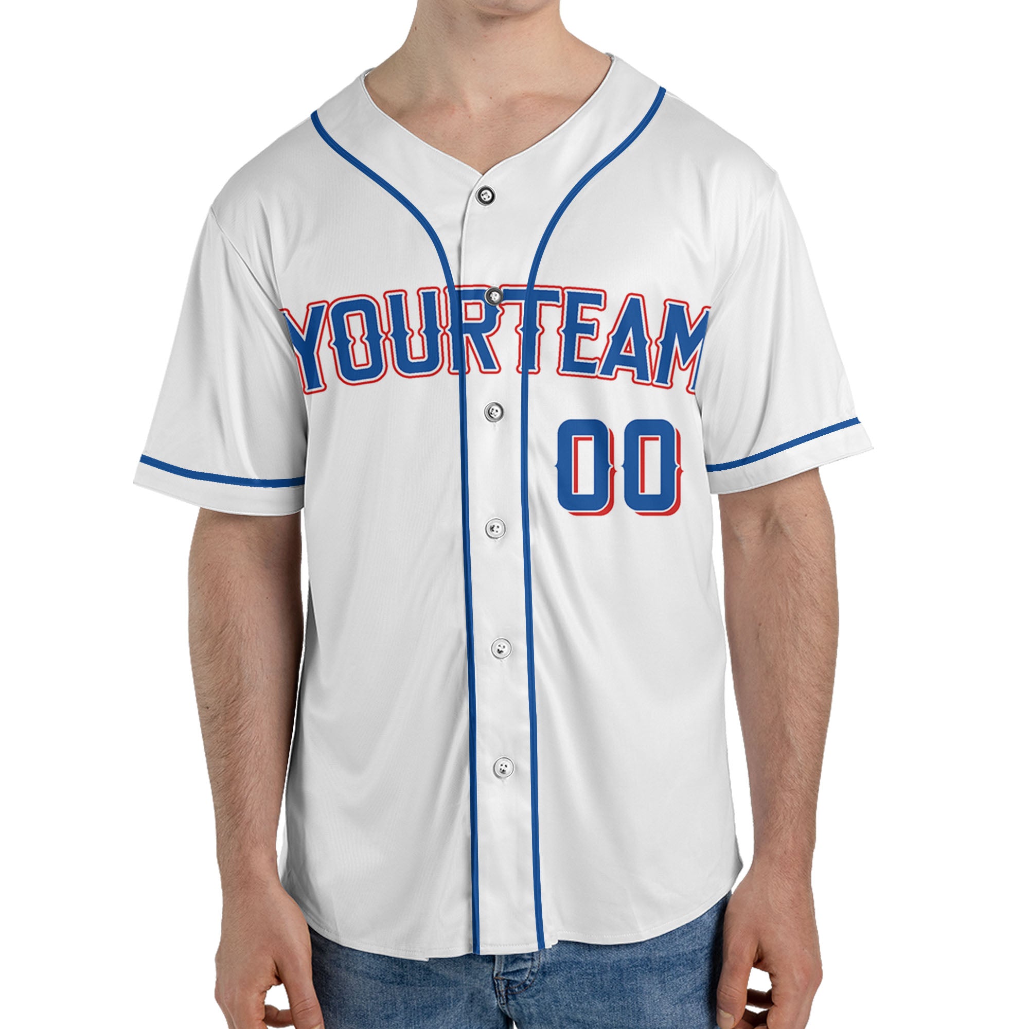 Custom Baseball Team Name Number So Cool White