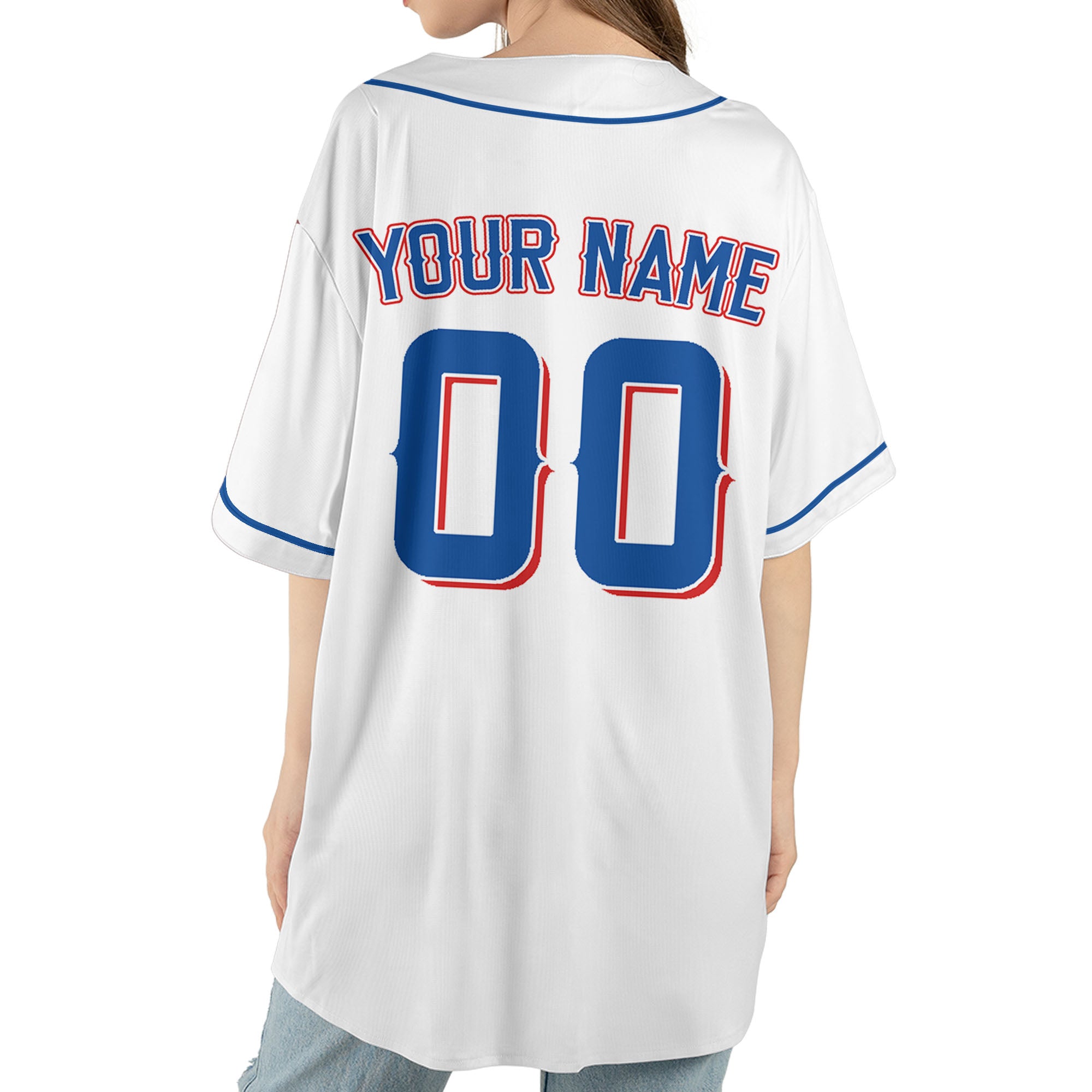 Custom Baseball Team Name Number So Cool White