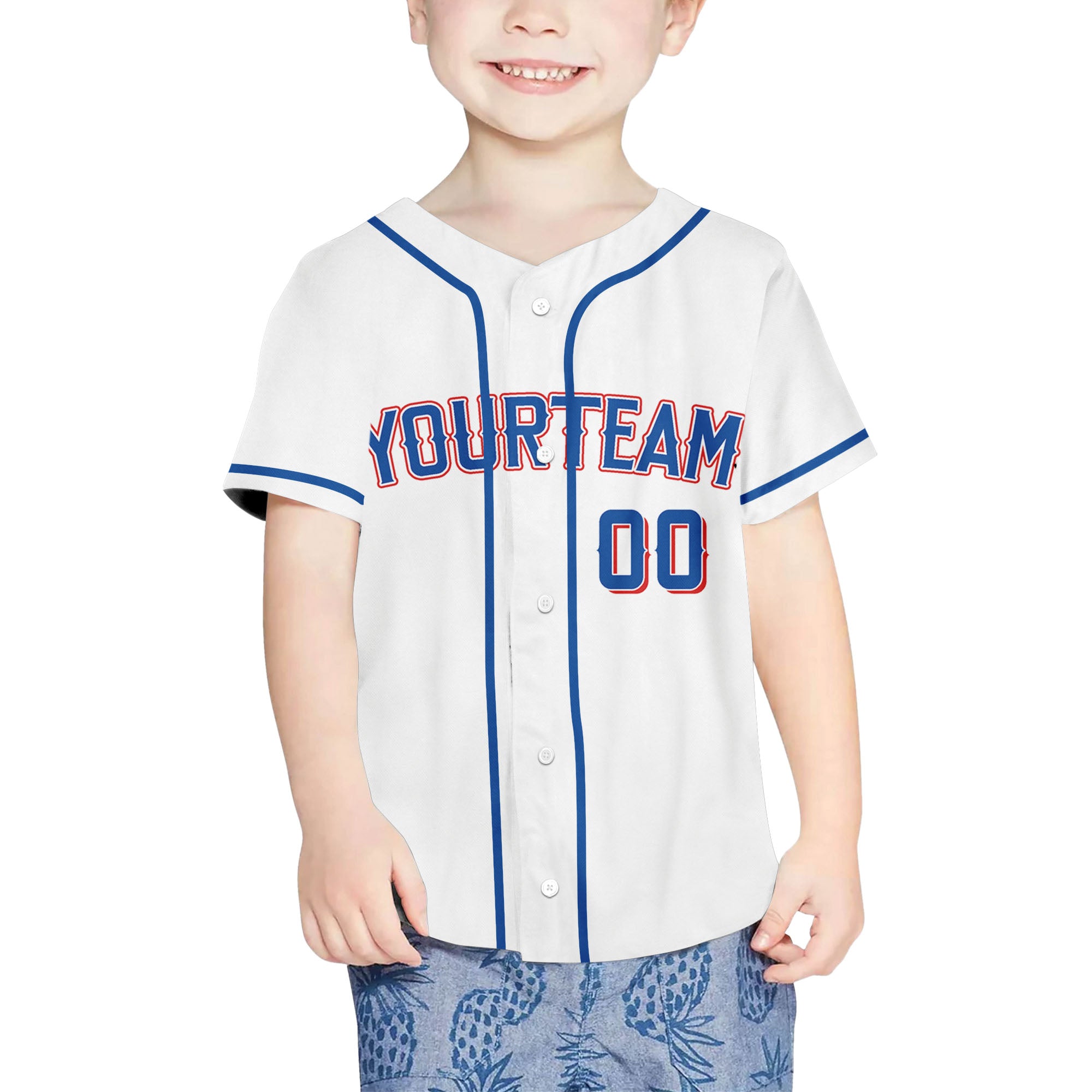 Custom Baseball Team Name Number So Cool White