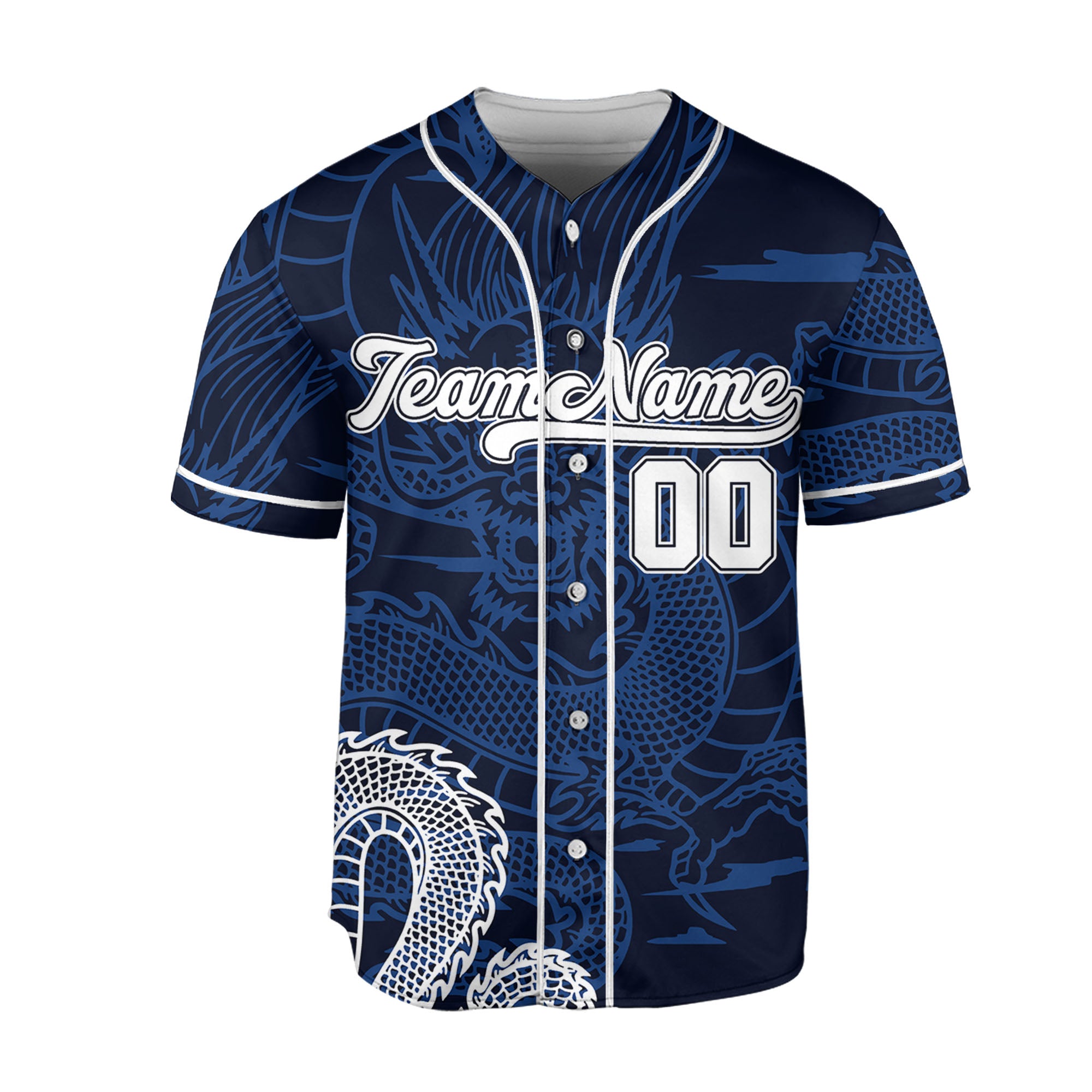 Personalize-Team-Name-Sky-Dragon-Blue-Baseball-Jersey