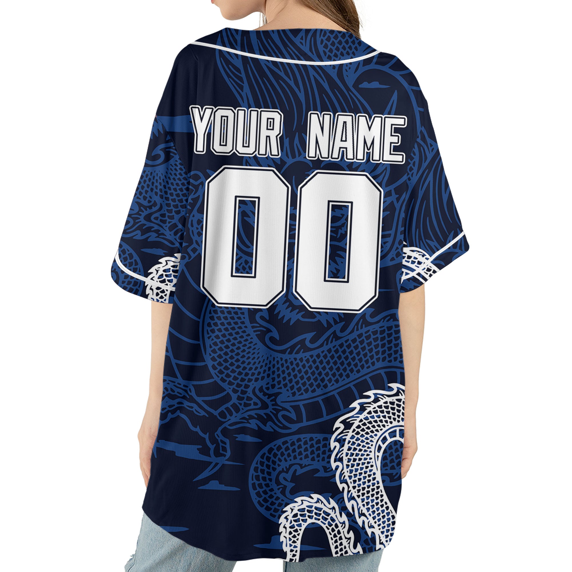 Personalize-Team-Name-Sky-Dragon-Blue-Baseball-Jersey