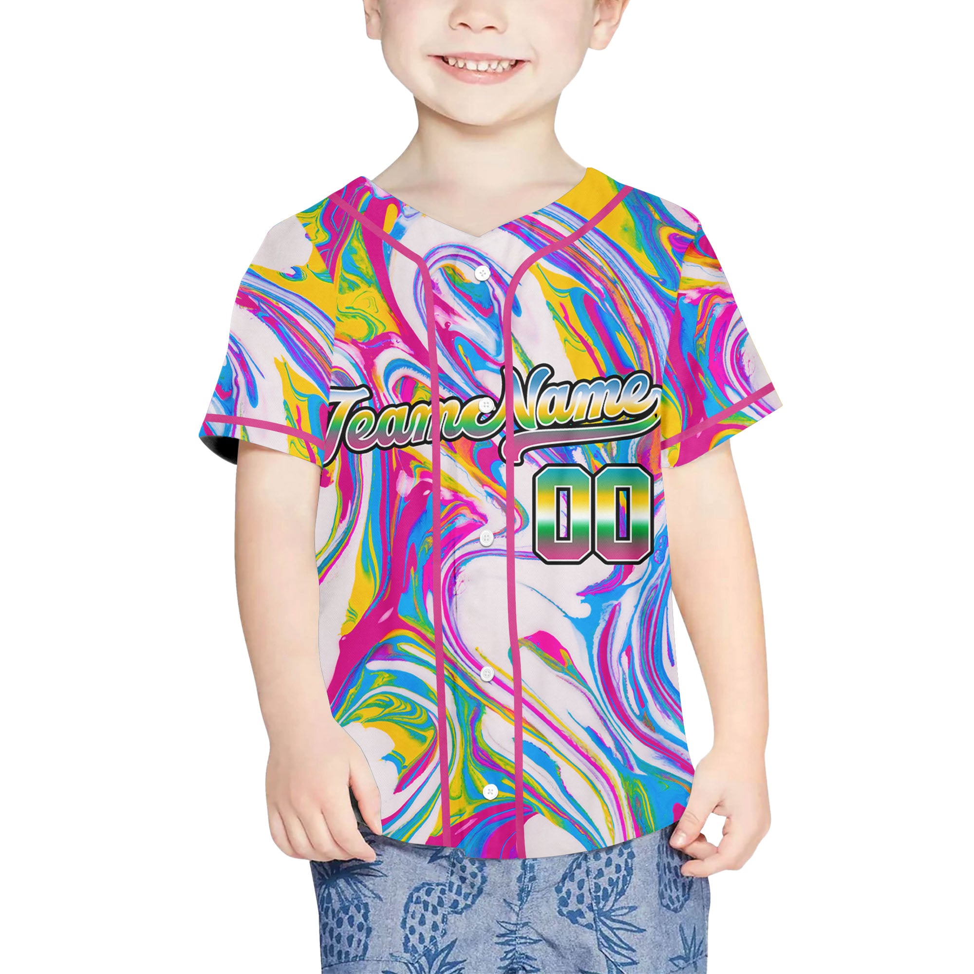 Personalize-Team-Name-Trippy-Colorful-Abstract-Stained