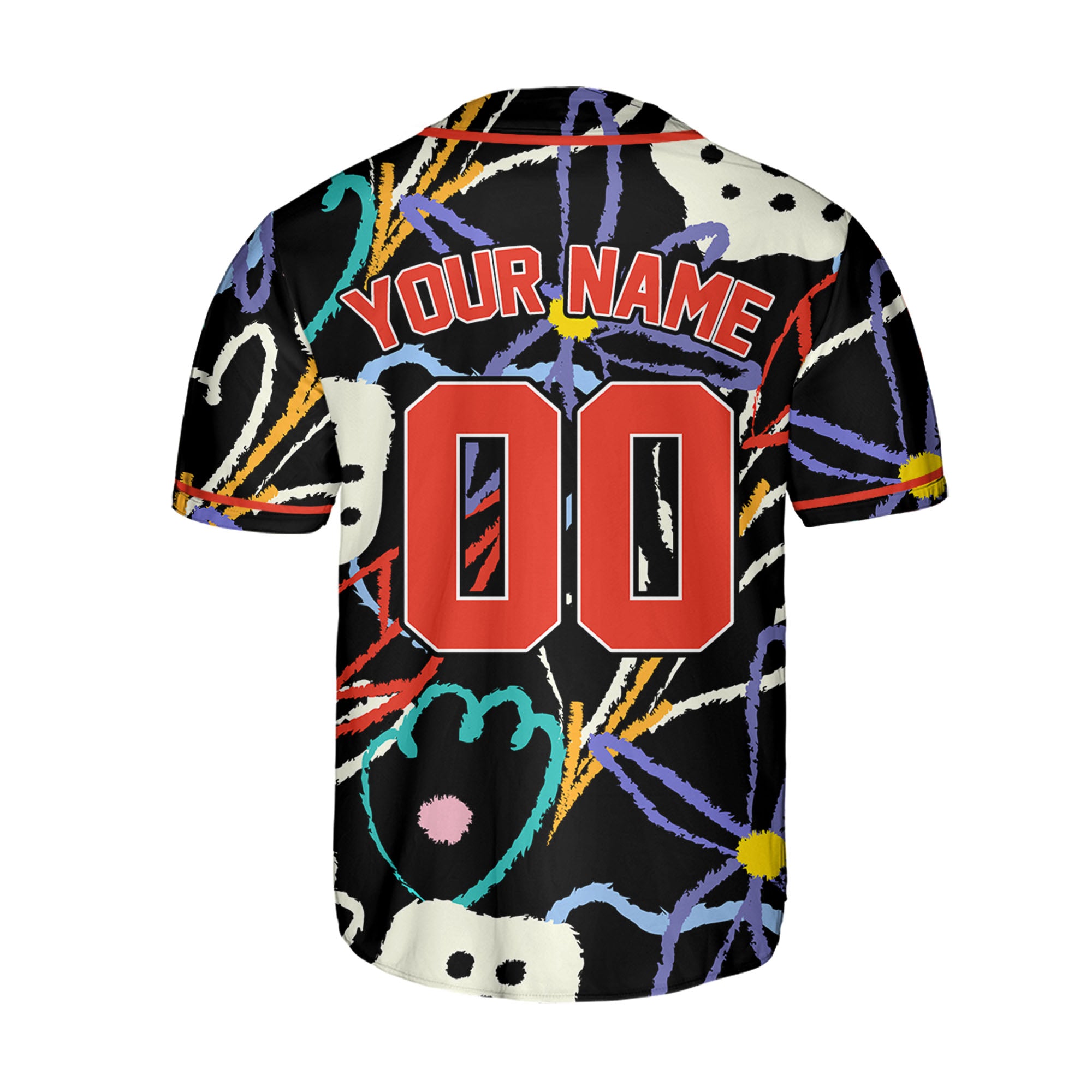 Personalize-Team-Name-Trippy-Colorful-Painted-Abstract-Floral