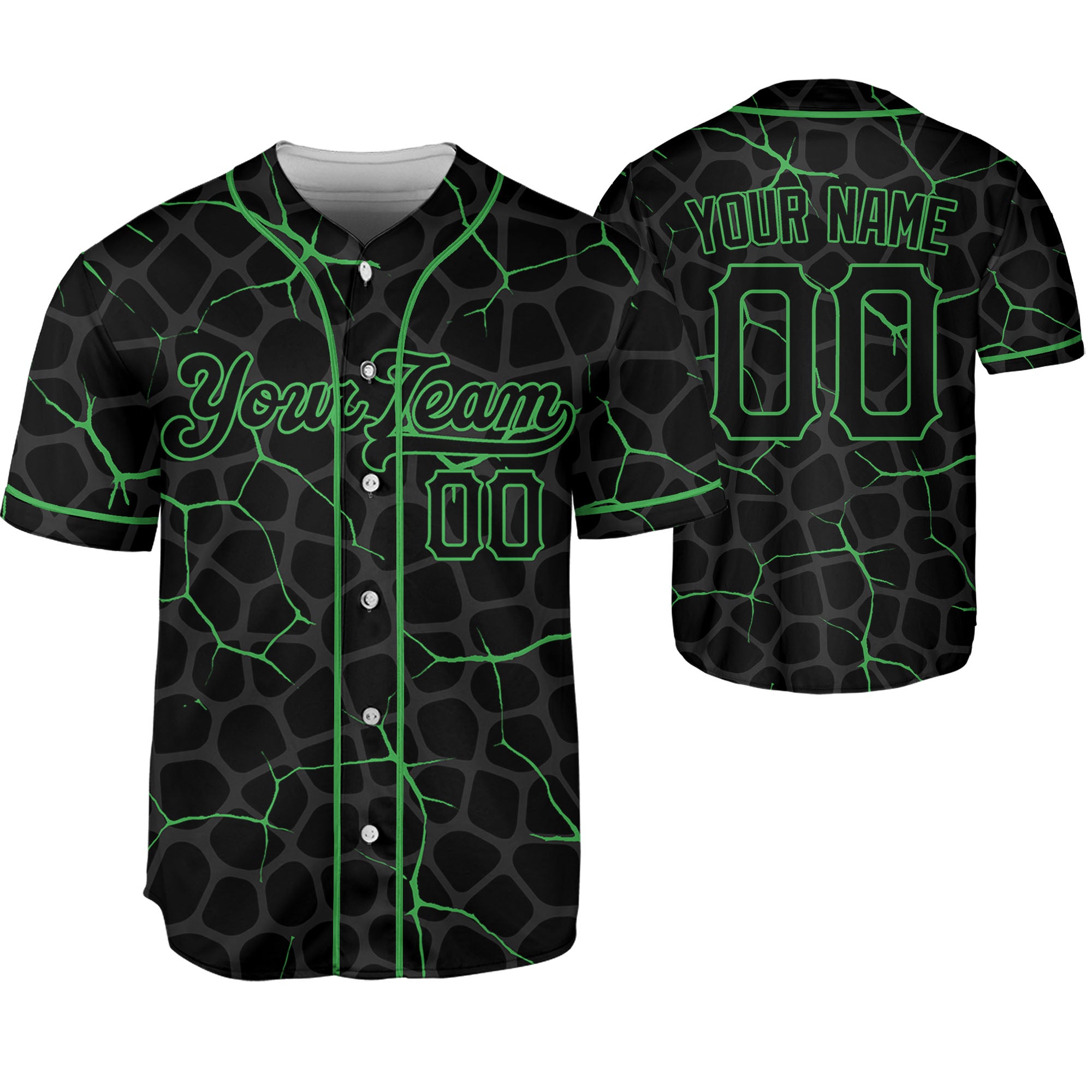 Personalize-Tean-Name-And-Number-Voronoi-Awesome-Texture-Green