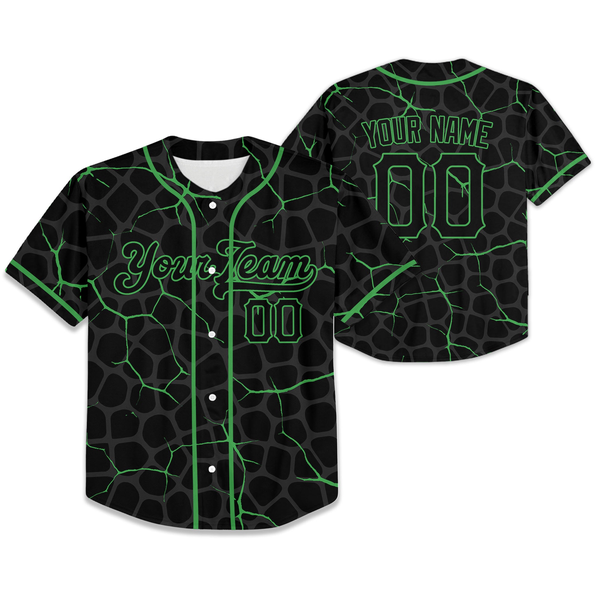 Personalize-Tean-Name-And-Number-Voronoi-Awesome-Texture-Green